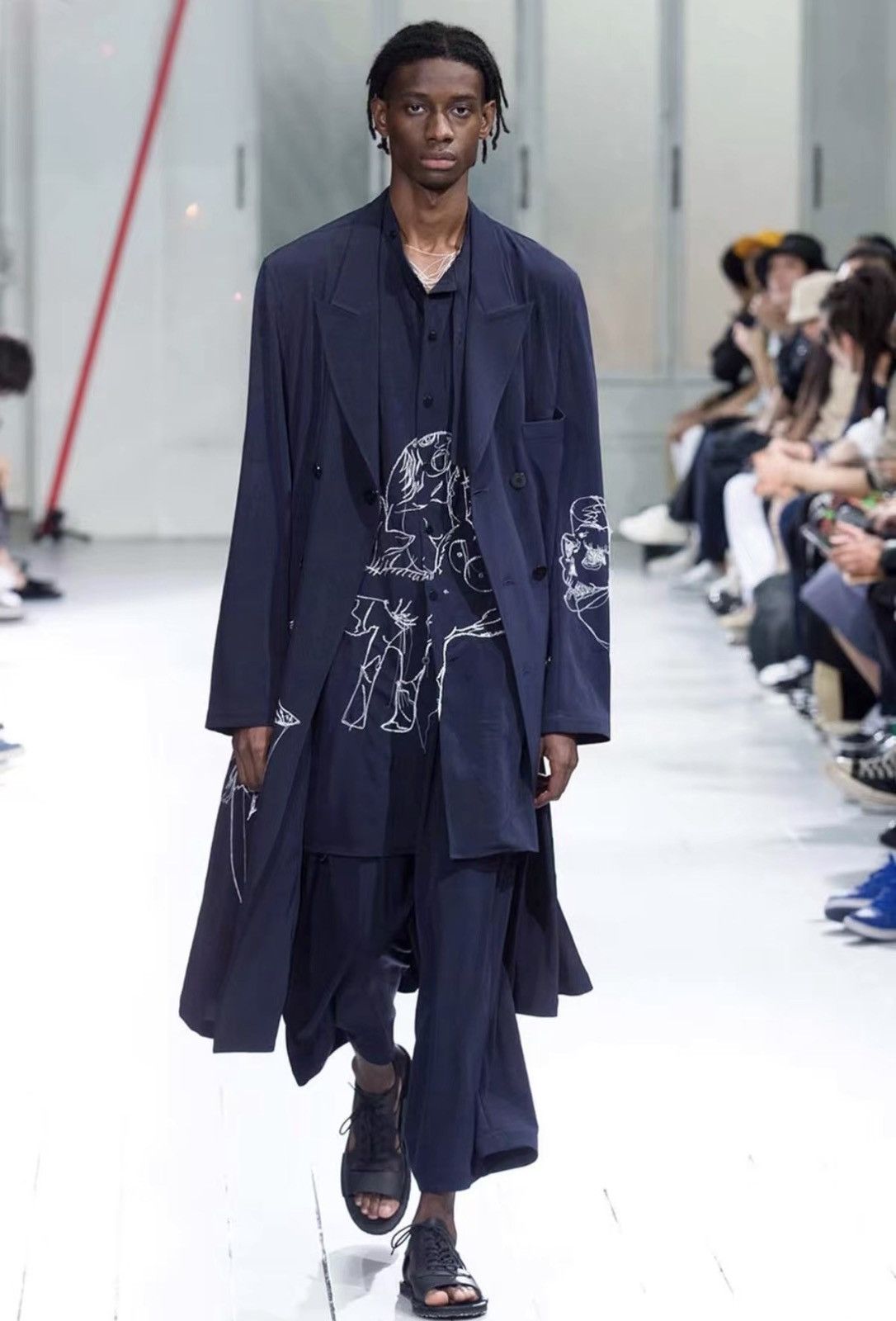 Yohji Yamamoto Yohji Yamamoto 20SS Gentleman Portrait Knit Sweater J4 Size US M / EU 48-50 / 2 - 5 Thumbnail