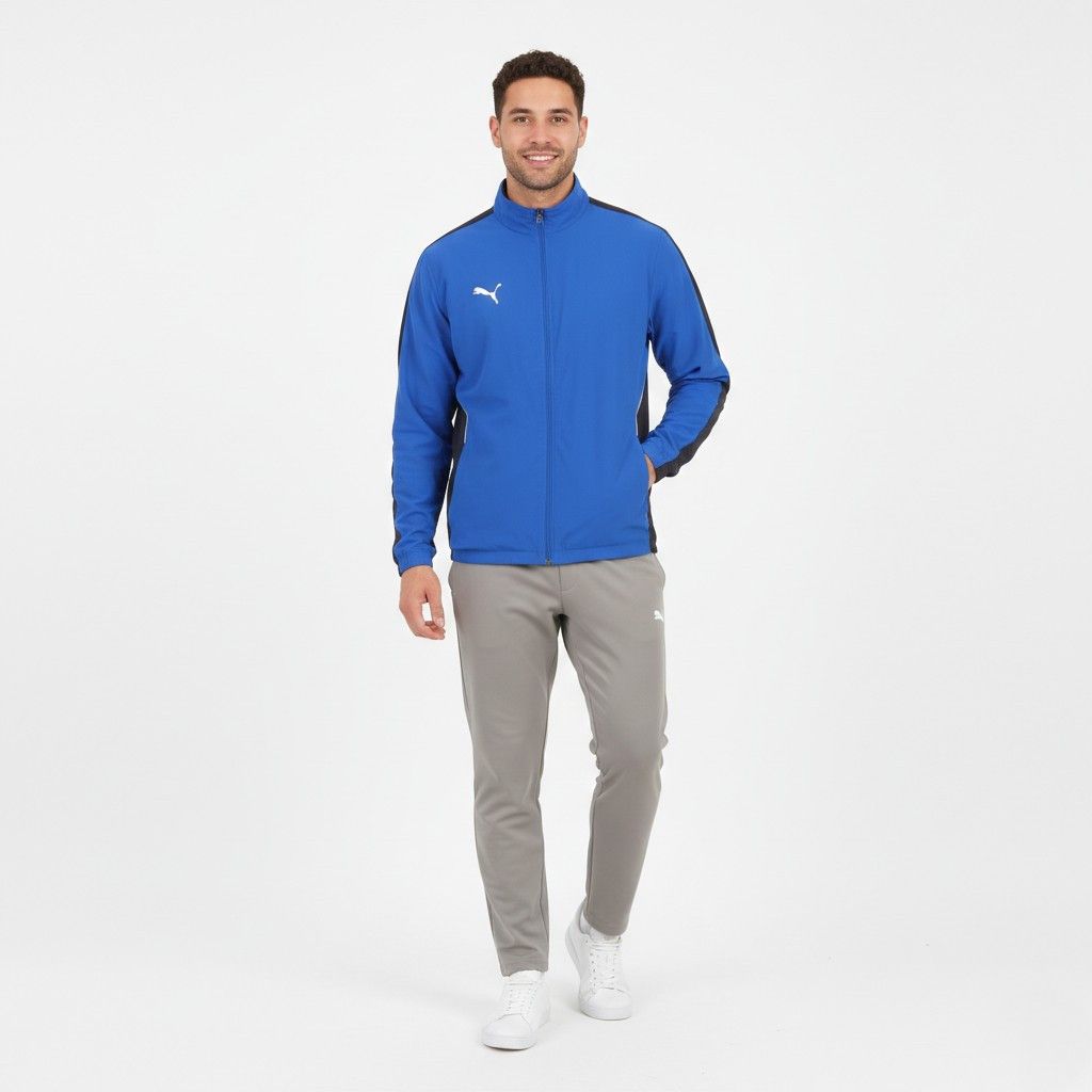 Puma Puma Men L Jacket Blue Zip Up Lightweight vtg 5735 Size US L / EU 52-54 / 3 - 1 Thumbnail