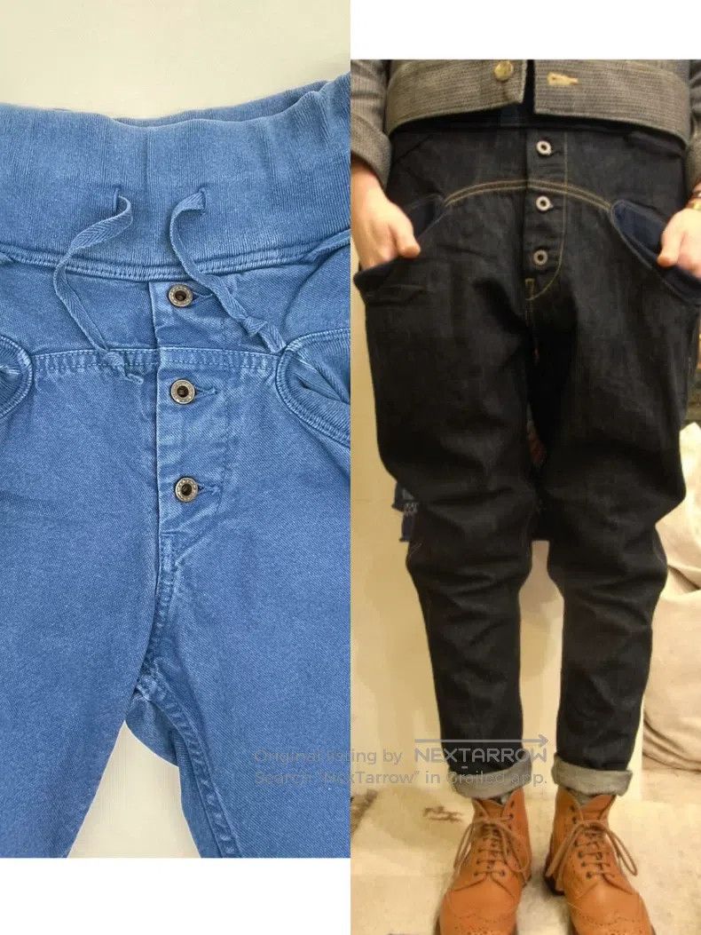 Kapital Kapital Size XS Low crotch jeans Size US 30 / EU 46 - 1 Thumbnail