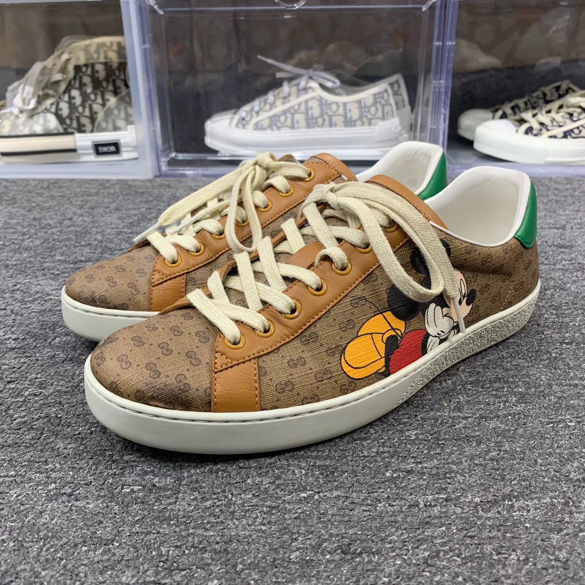 Gucci Gucci Collab Lowtop Sneakers 8 Men Size US 8 / EU 41 - 1 Thumbnail