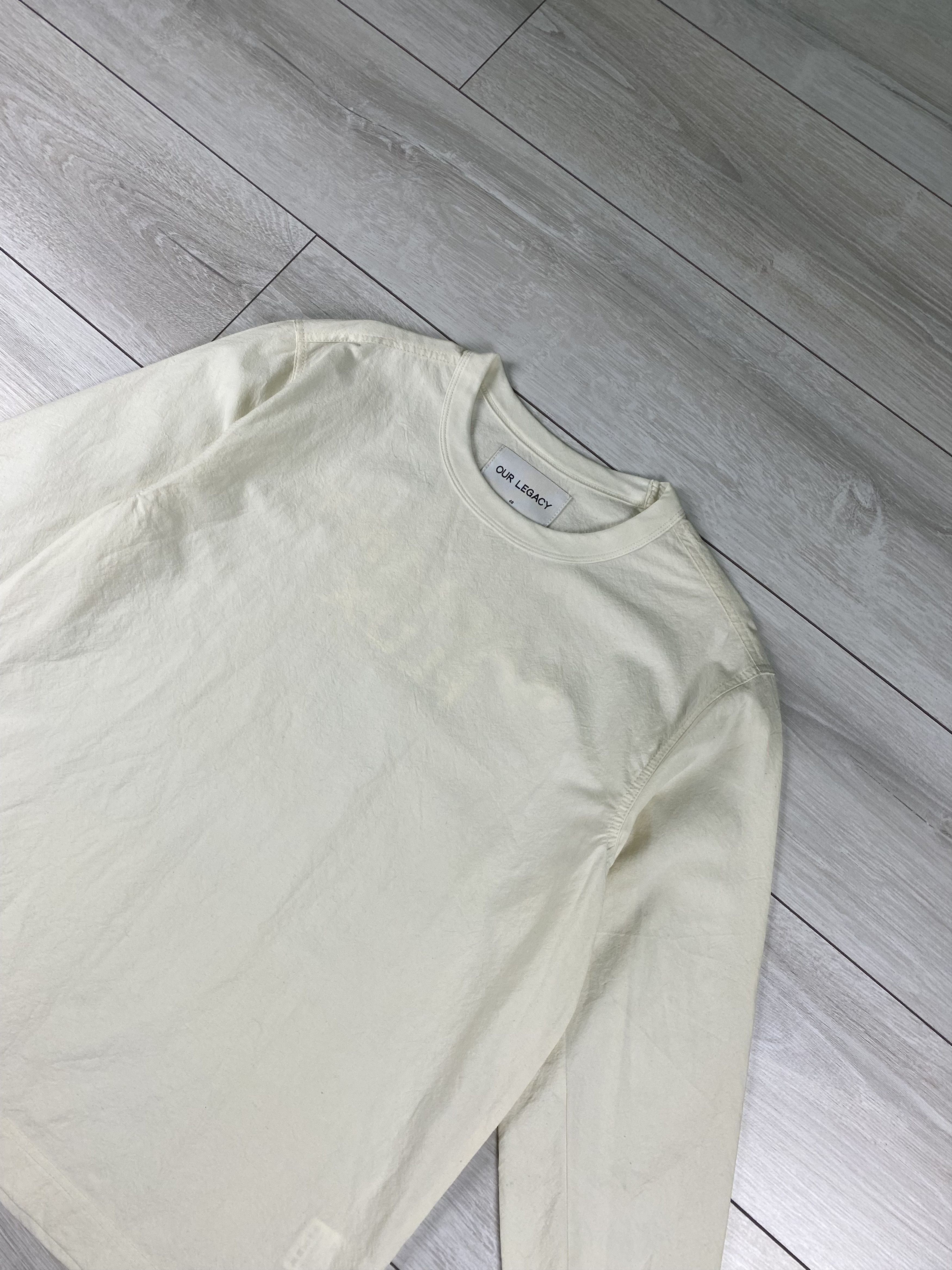 Our Legacy Rare Our Legacy ss14 white paper radiant flux sweatshirt Size US M / EU 48-50 / 2 - 3 Thumbnail