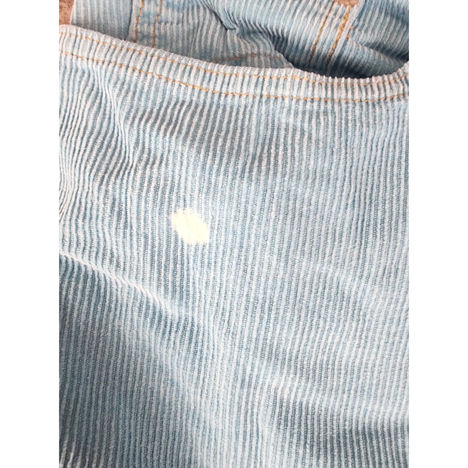 Ralph Lauren VINTAGE Ralph Lauren Polo Jeans Company Saturday Blue Corduroy Pants Women's 12x30 Flat Front 100% Cotton Zip Fly Logo Size 34" / US 12 / IT 48 - 5 Thumbnail