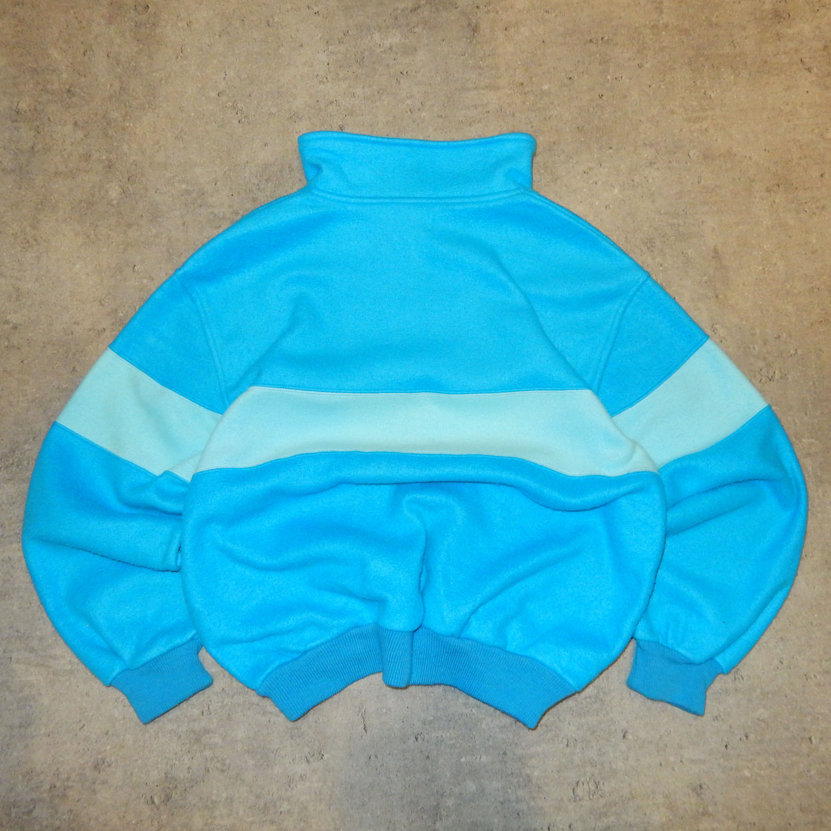 Vintage Korean blue vintage fleece - M Size US M / EU 48-50 / 2 - 2 Thumbnail