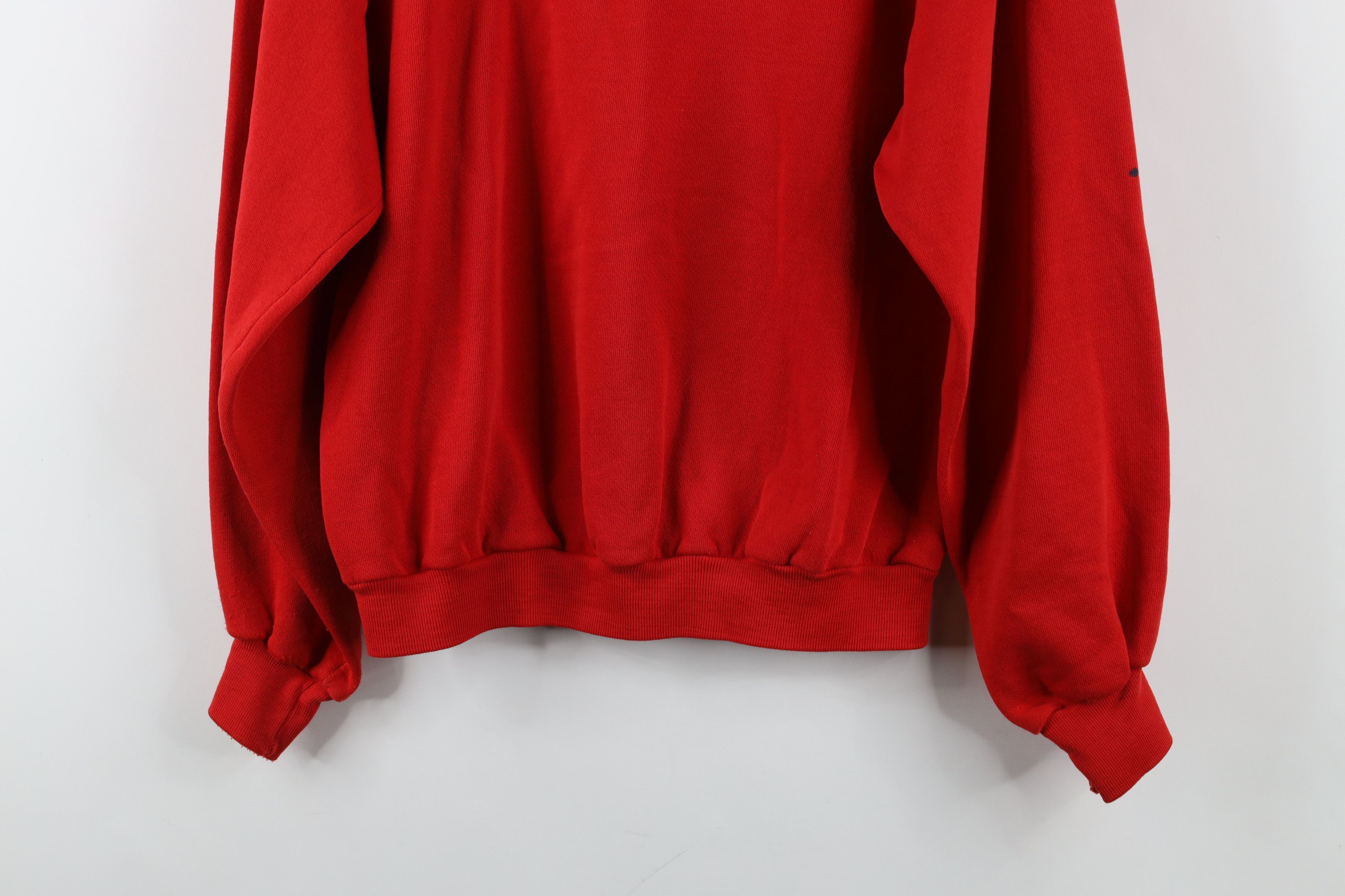 Russell Athletic × Vintage Vintage 70s Russell Athletic Crewneck Sweatshirt Red USA Size S / US 4 / IT 40 - 13 Thumbnail