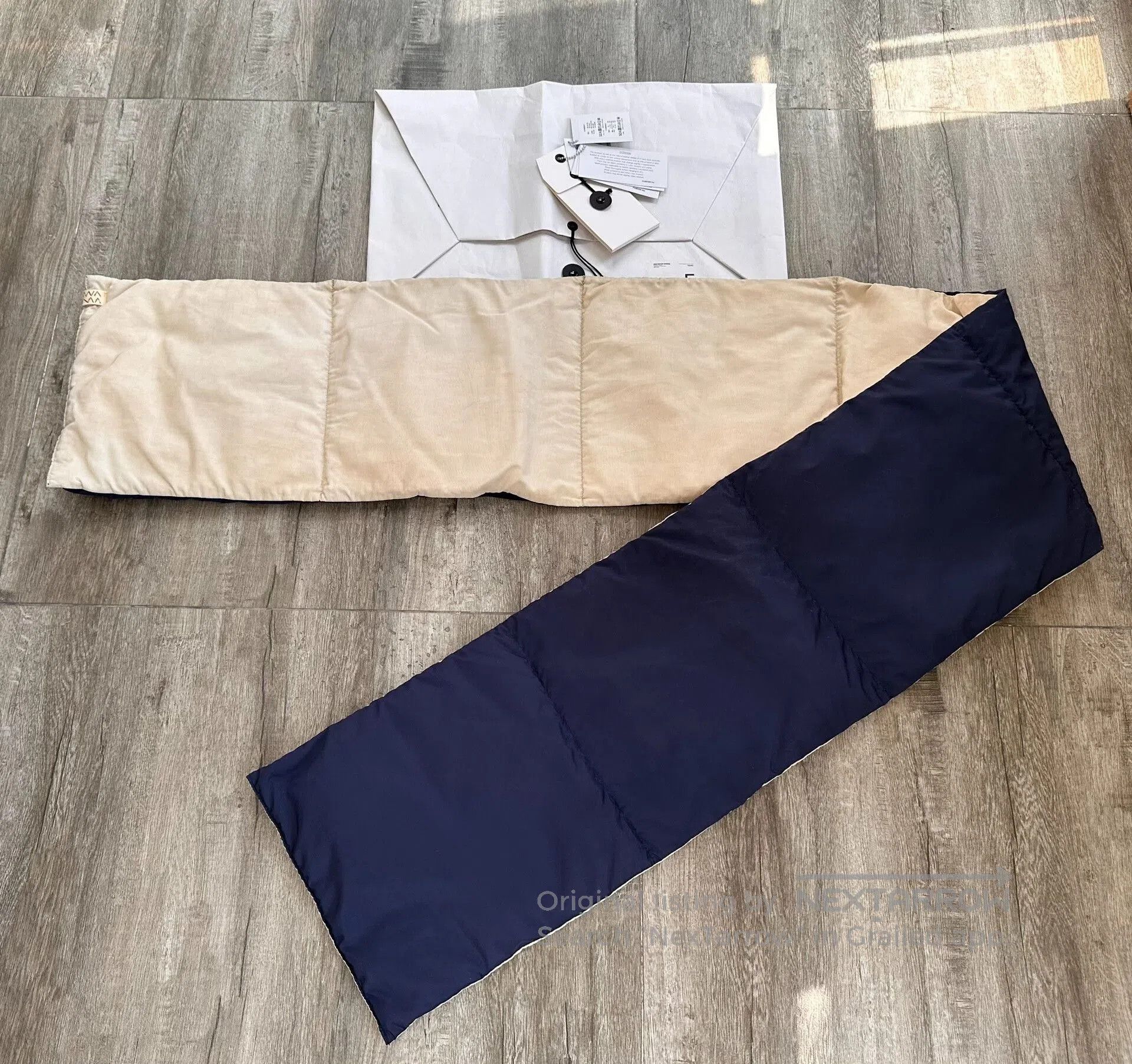 Visvim visvim down muffler scarf in ivory. Size ONE SIZE - 1 Thumbnail