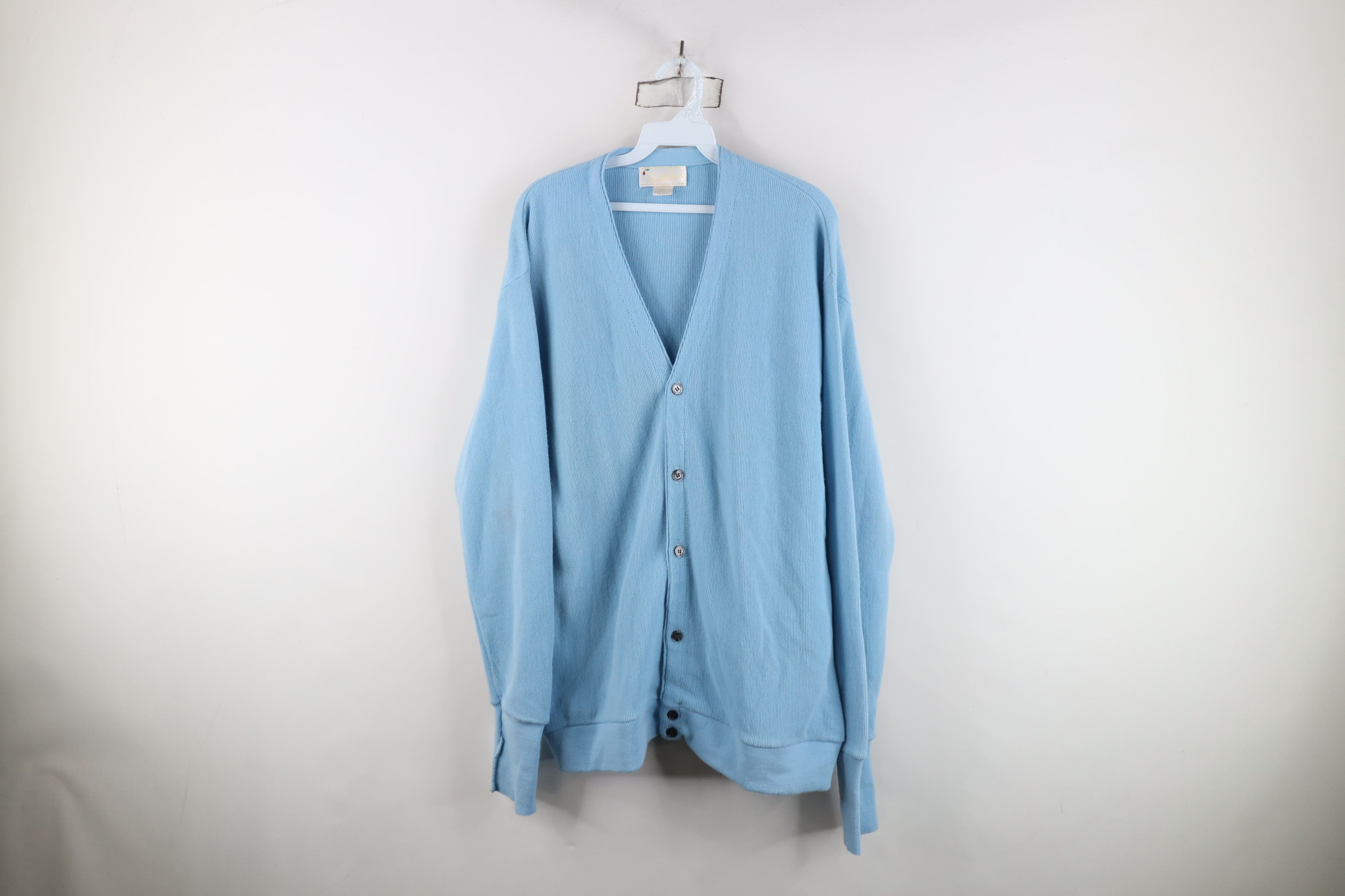 Vintage Vintage 70s 80s Streetwear Sweater Carolina Blue USA Size US XXL / EU 58 / 5 - 1 Thumbnail