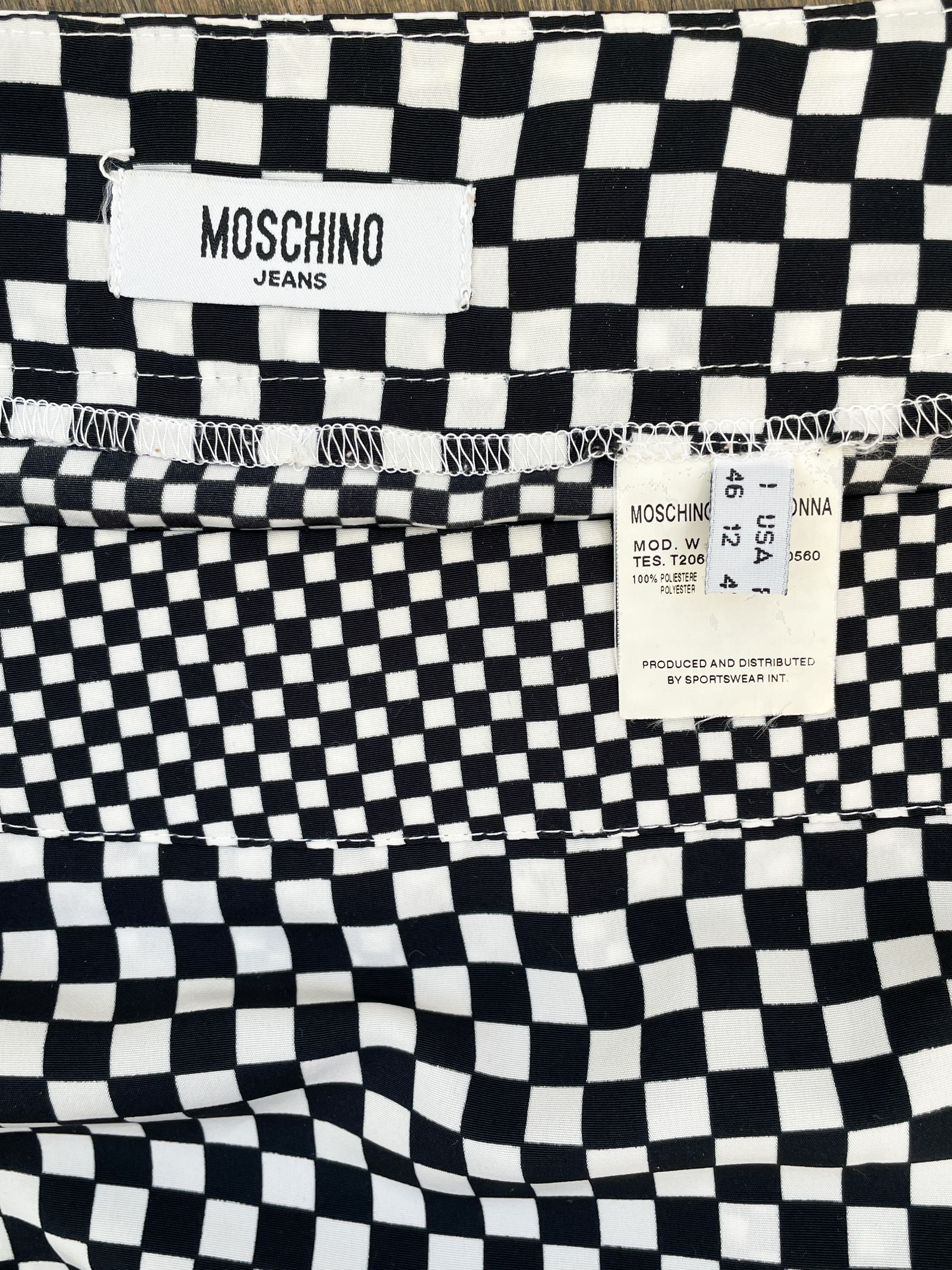 Moschino checkered skirt Size 32" / US 10 / IT 46 - 6 Thumbnail