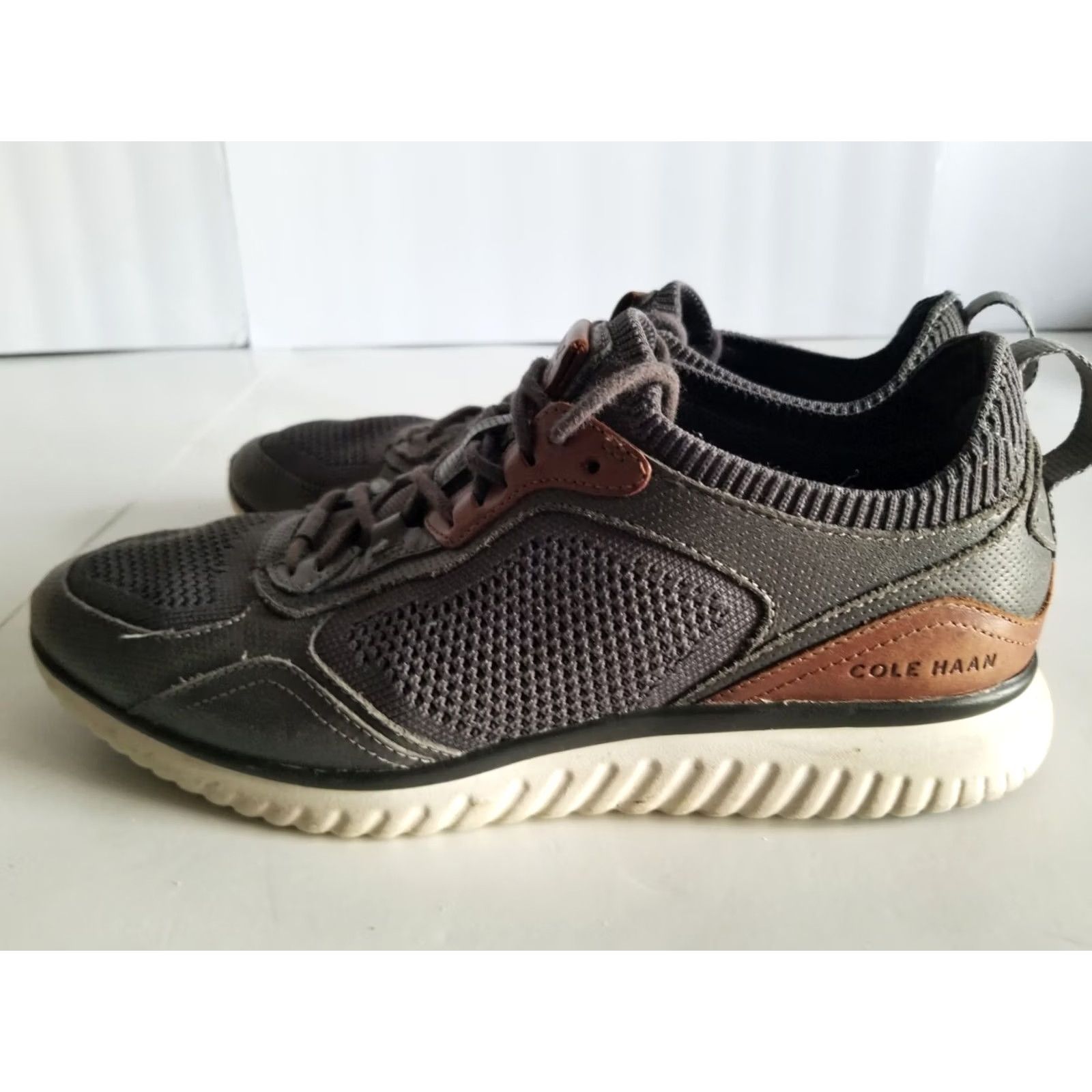 Cole Haan Cole Haan Men's Grand Motion Crafted Sneaker Size 9M Gray Stitchlite Casual Rubber Upper Synthetic Breathable Zerogrand 194736197285 C33186 Size US 8 / EU 41 - 5 Thumbnail