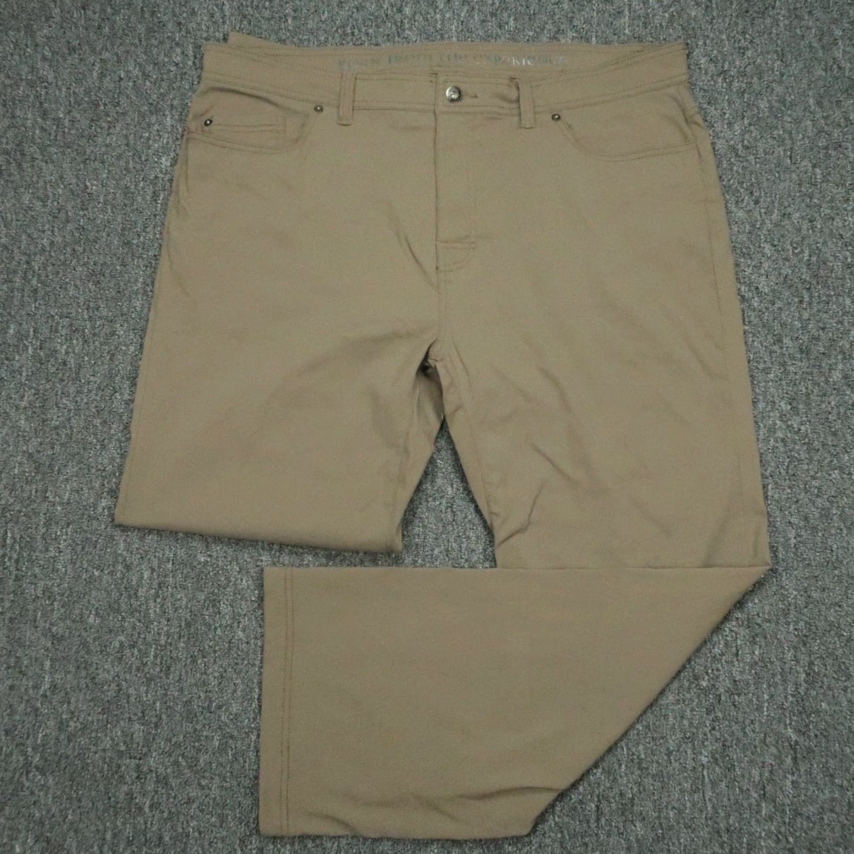 Prana Prana Pants Men 40x30 Brown Green Slim Fit Hiking 5 Pocket Stretch Outdoor Size US 40 / EU 56 - 2 Thumbnail