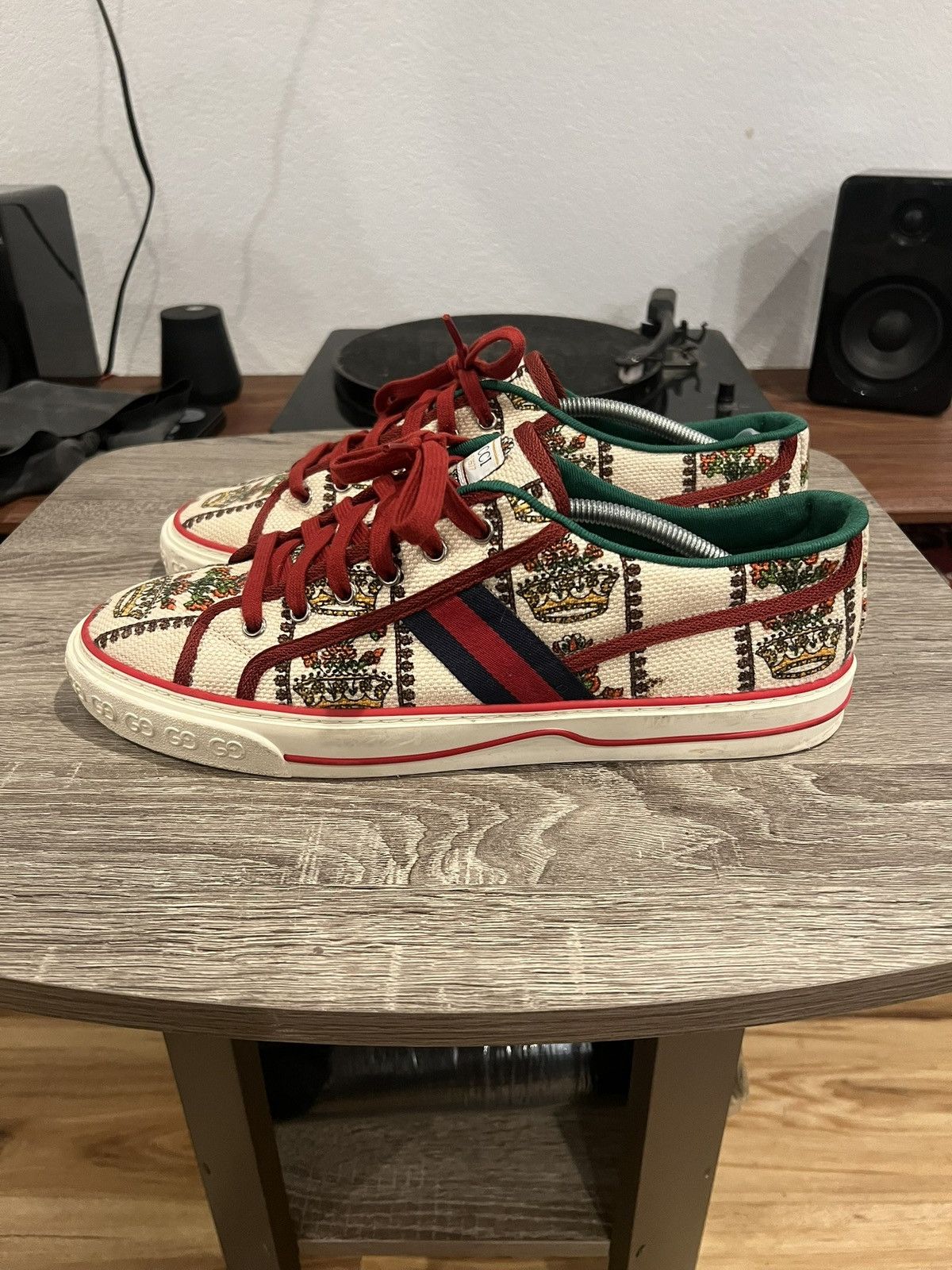 Gucci Gucci Tennis 1977 “Crown Print” Size US 11 / EU 44 - 1 Thumbnail