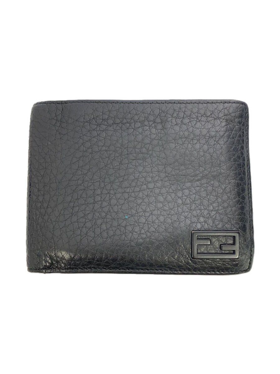 Fendi Fendi Leather Bi-Fold Wallet Black Size ONE SIZE - 1 Thumbnail