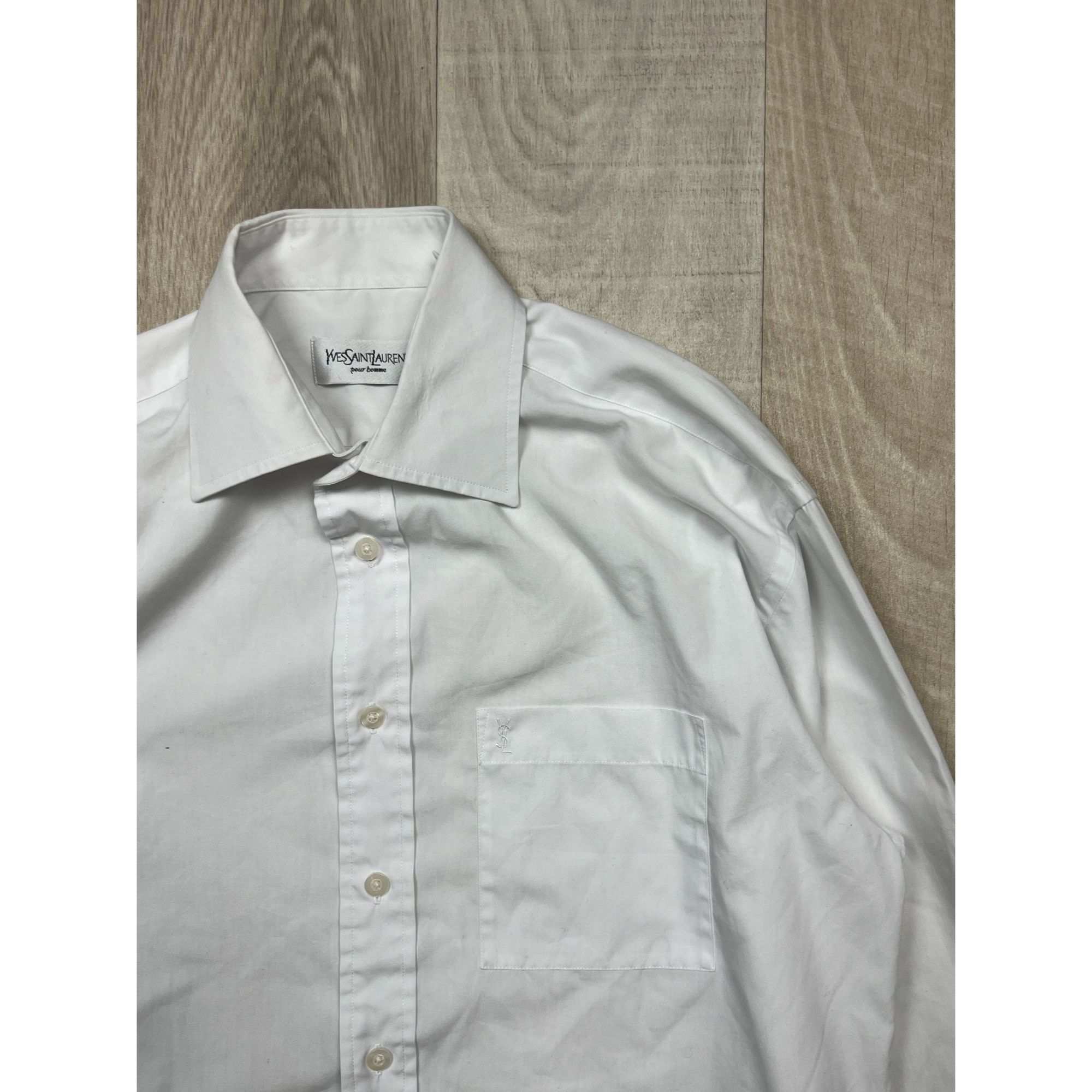 Yves Saint Laurent Yves Saint Laurent Vintage Shirt Collar (Y0195) Size US S / EU 44-46 / 1 - 3 Thumbnail