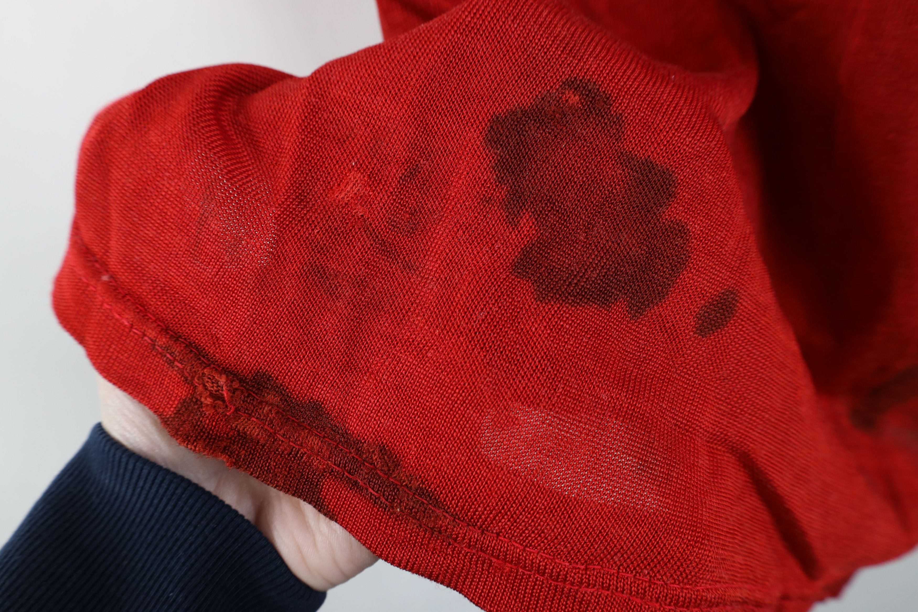 Vintage Vintage 40s 50s Chain Stitch Salem Basketball Jersey Red USA Size US XL / EU 56 / 4 - 6 Thumbnail