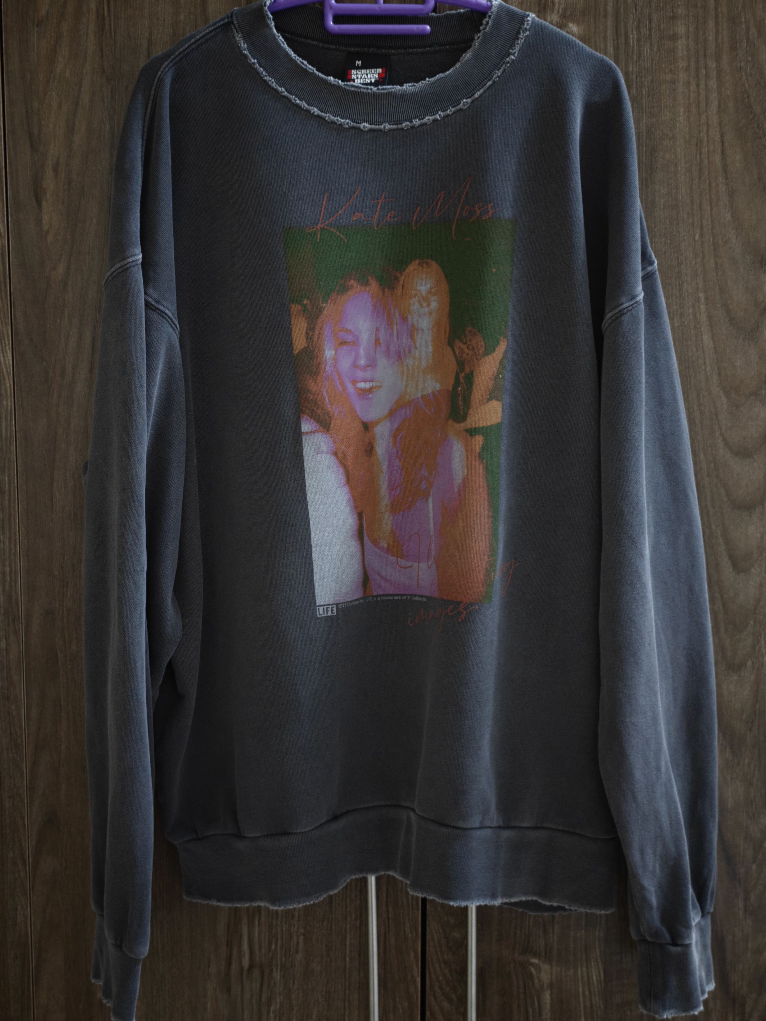 Japanese Brand Vintage Style Screen Star x Life Magazine Kate Moss Size US L / EU 52-54 / 3 - 2 Thumbnail