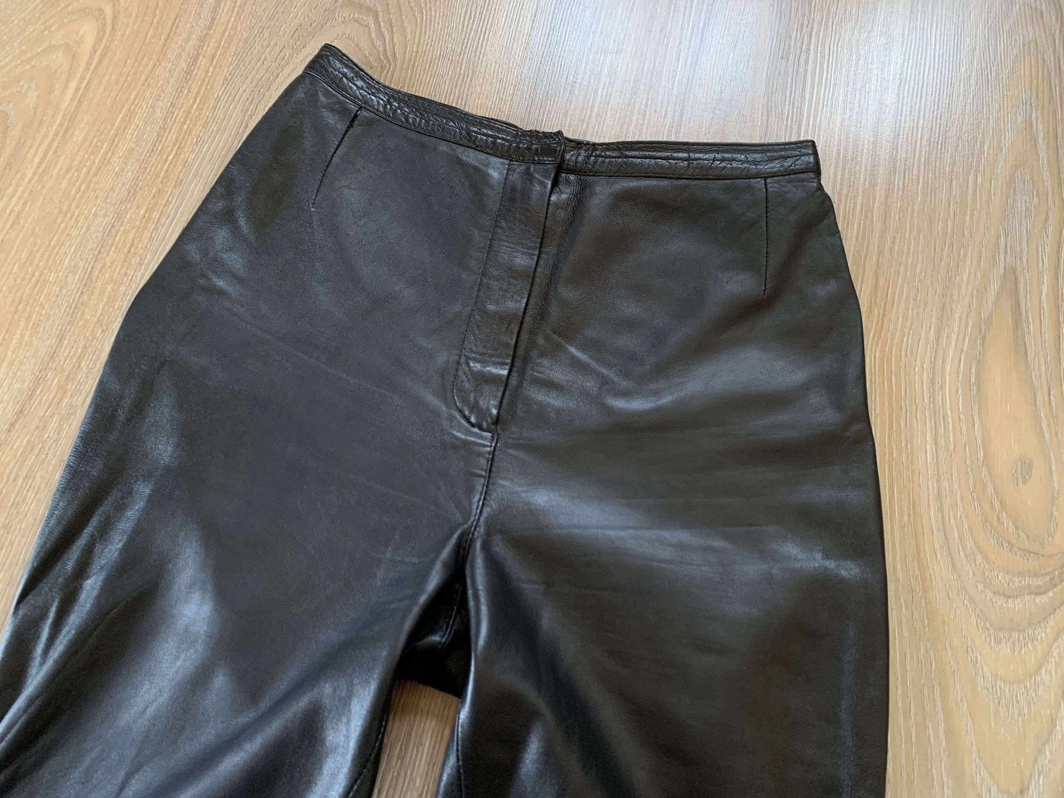 Designer × Leather Women's Ukrainian Designer Leather Pants Size 26" / US 2 / IT 38 - 4 Thumbnail