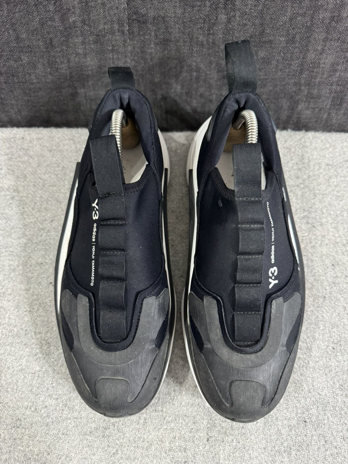 Y-3 Adidas Y-3 Yohji Yamamoto Qisan Cozy Black Sneakers 40 2/3 Size US 7.5 / EU 40-41 - 4 Thumbnail
