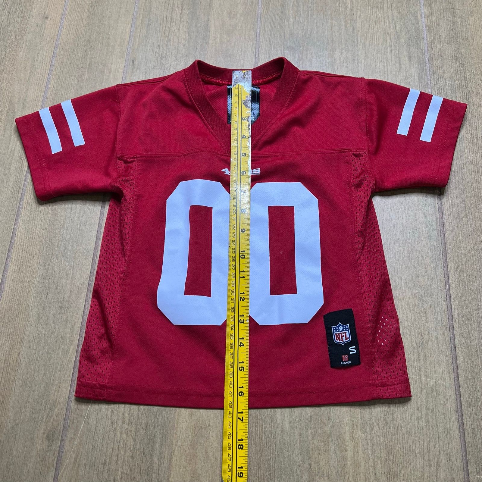 NFL × Russell Athletic San Francisco 49ers Kids Jersey NFL Red 00 Youth Small 4T Size US XXS / EU 40 - 5 Thumbnail