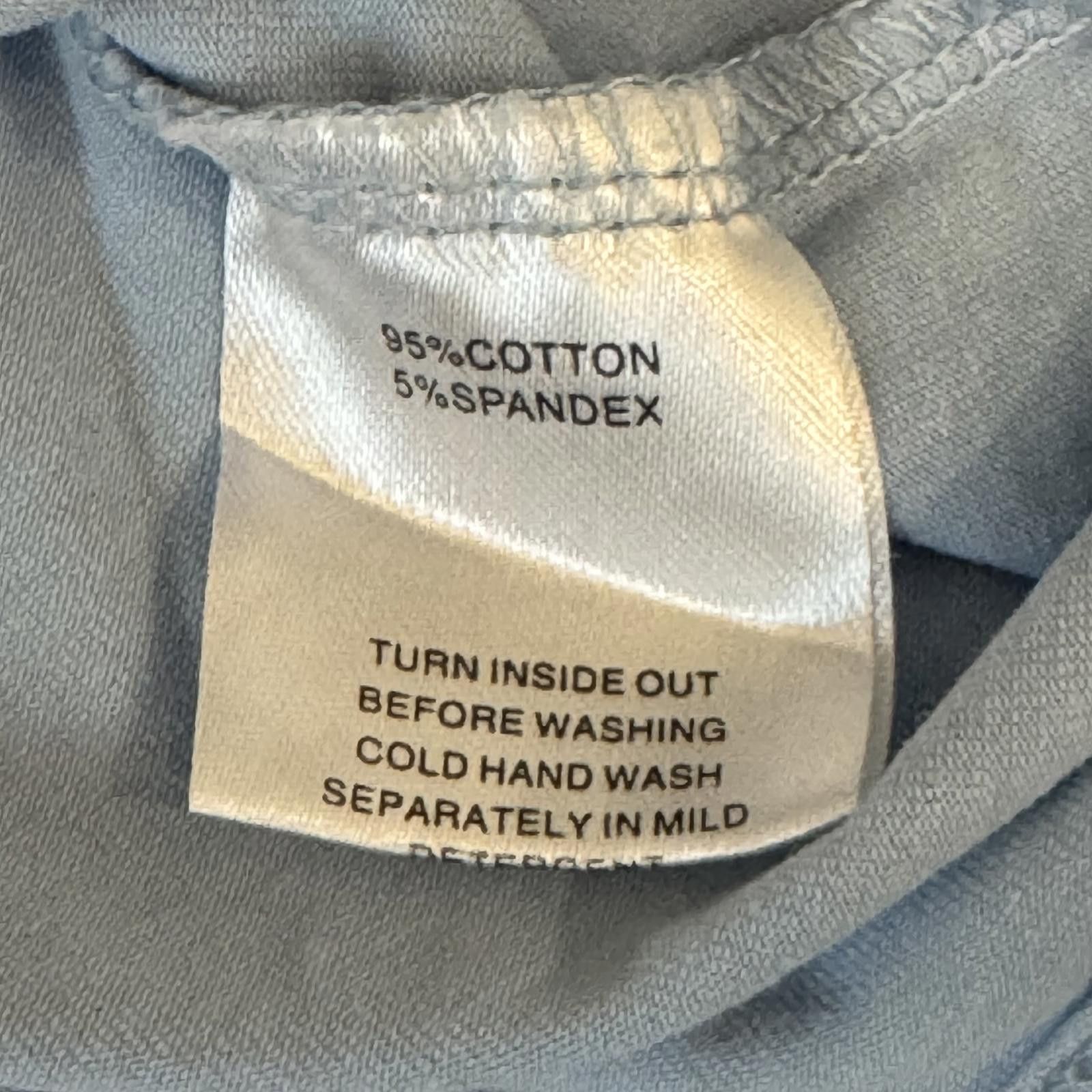 Other White Fox Light Blue Short Sleeve T-Shirt Size L / US 10 / IT 46 - 3 Thumbnail