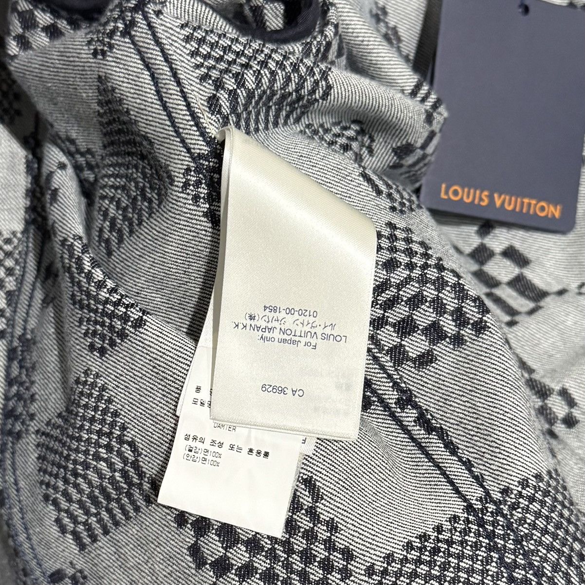 Louis Vuitton Louis Vuitton Virgil Abloh Distorted Damier Denim Jacket NEW Size US M / EU 48-50 / 2 - 14 Thumbnail