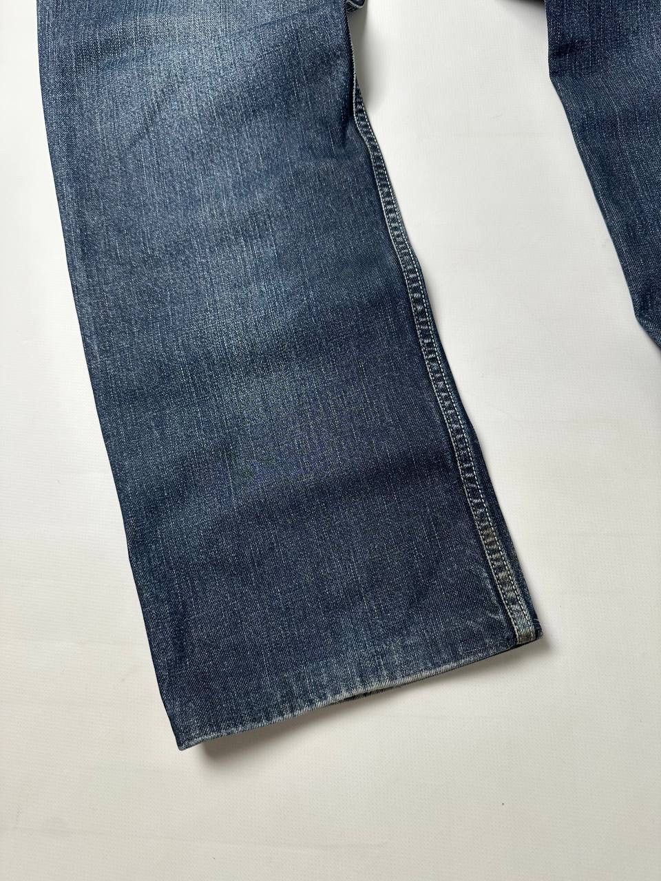 Diesel Vintage 90s Diesel Washed Japan Wide Jean Size US 33 - 2 Thumbnail