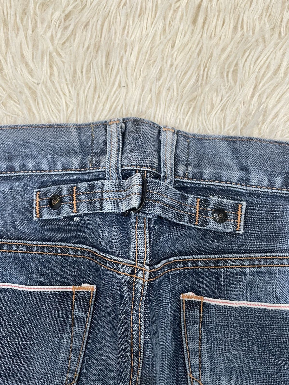 Edwin Distressed Edwin Buckle Back Selvedge Denim Jeans Size US 34 / EU 50 - 12 Thumbnail