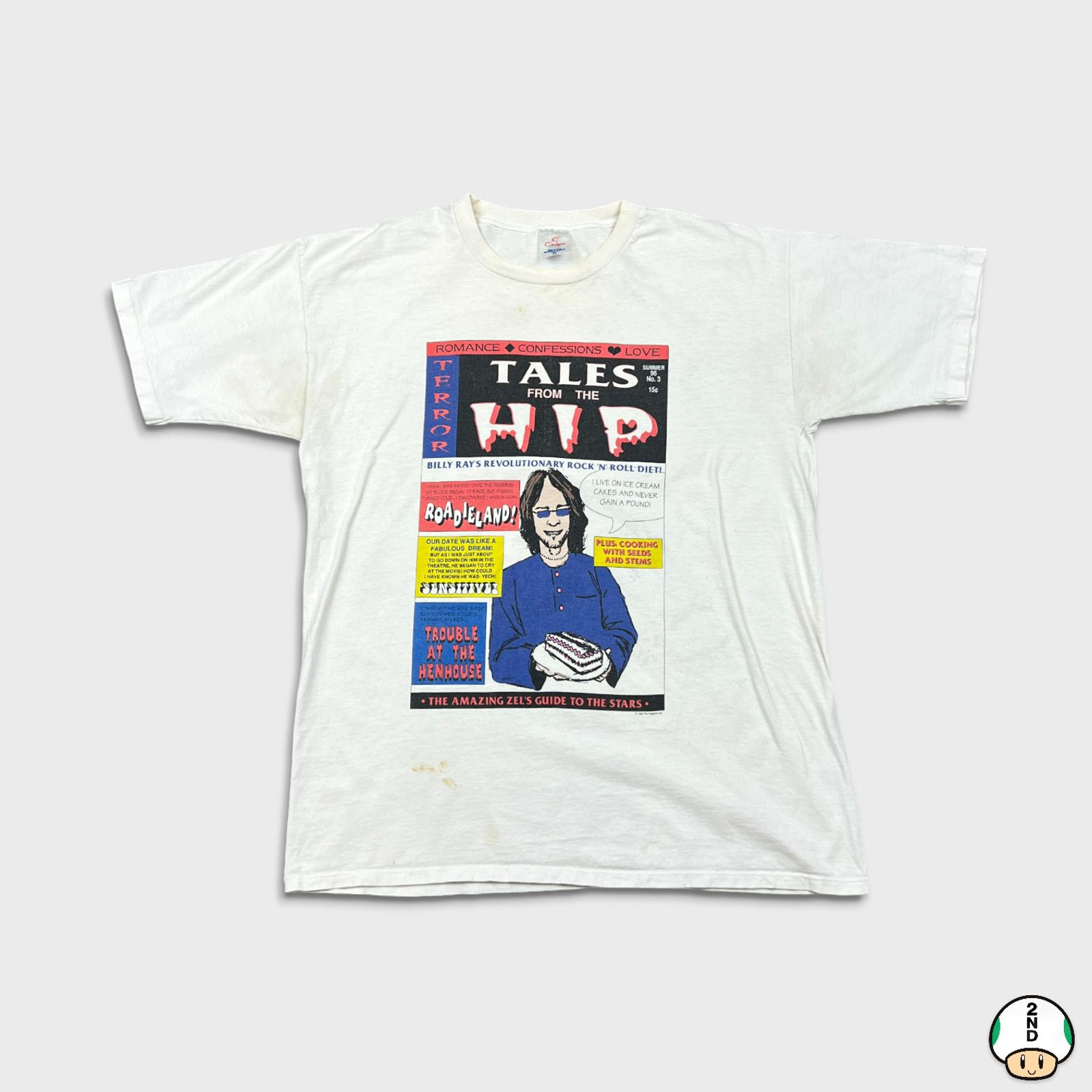 Band Tees × Vintage 1996 Tragically Hip T Shirt Tales From Hip Thrash Band Tee Size US XL / EU 56 / 4 - 1 Thumbnail