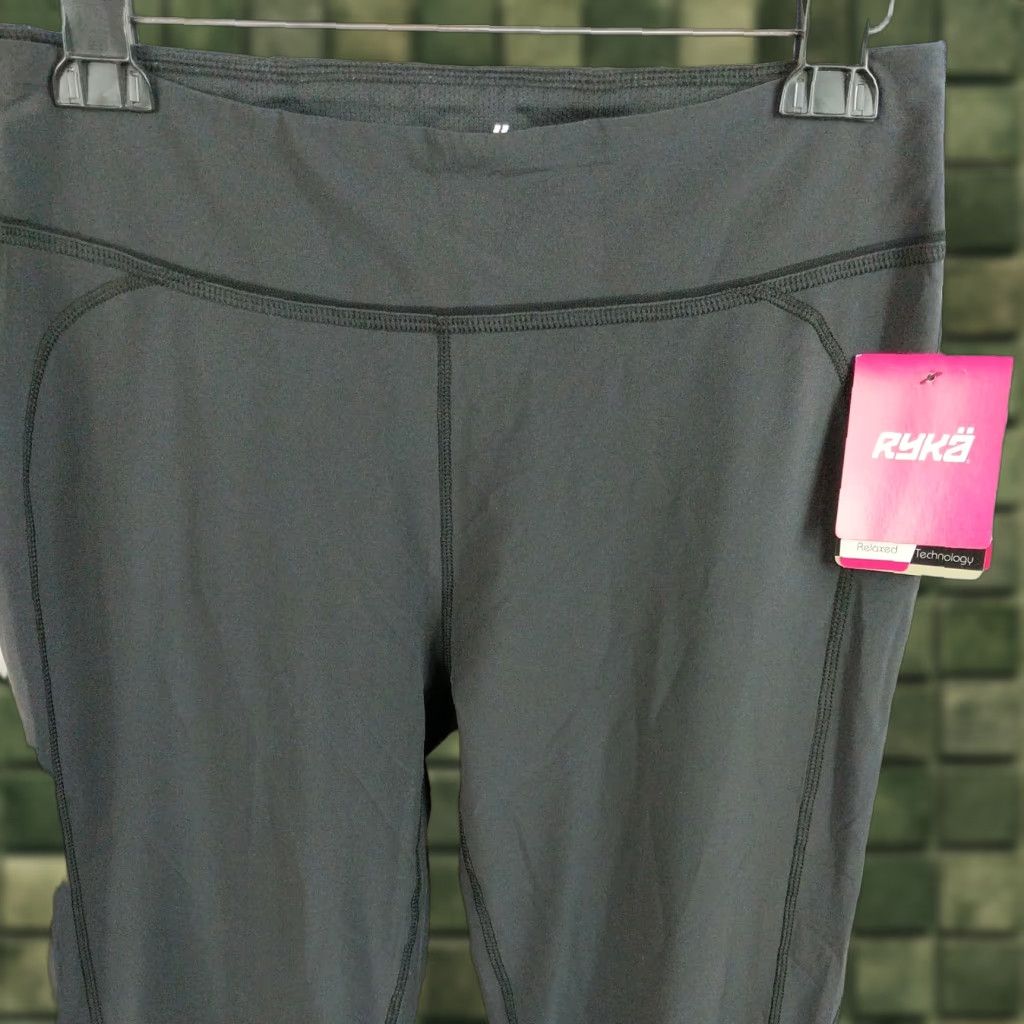 Vintage Ryka In Motion Boot Cut Pant Black Size M Regular Womens Active Pants Athleisure with tags Size 32" / US 10 / IT 46 - 1 Thumbnail