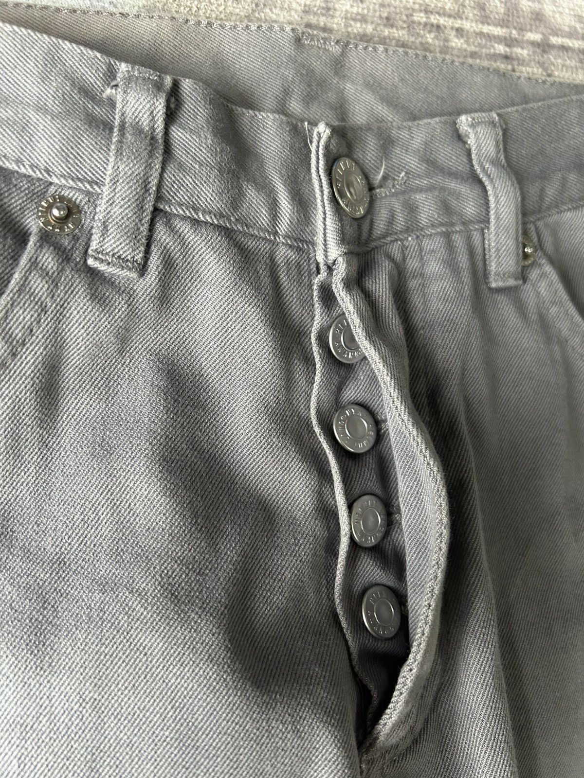Helmut Lang Helmut Lang Raw Silk Denim Size US 27 - 7 Thumbnail