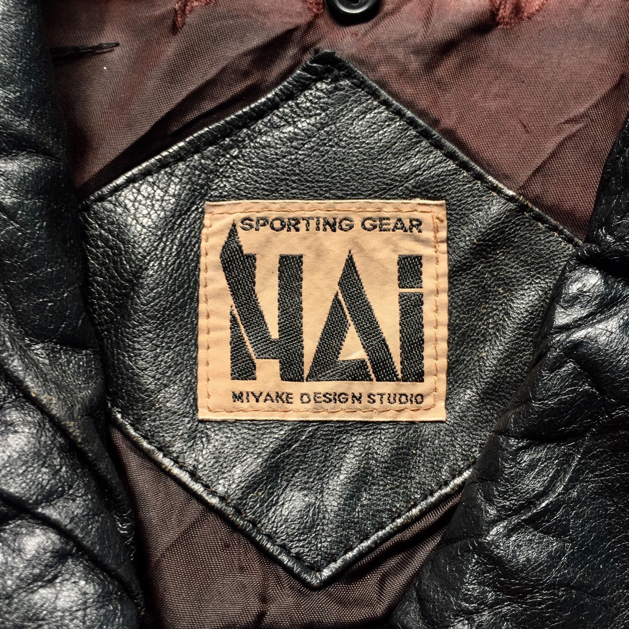 Issey Miyake Archive 80s Issey Miyake Design Hai Sporting Leather Jacket Size US M / EU 48-50 / 2 - 5 Thumbnail