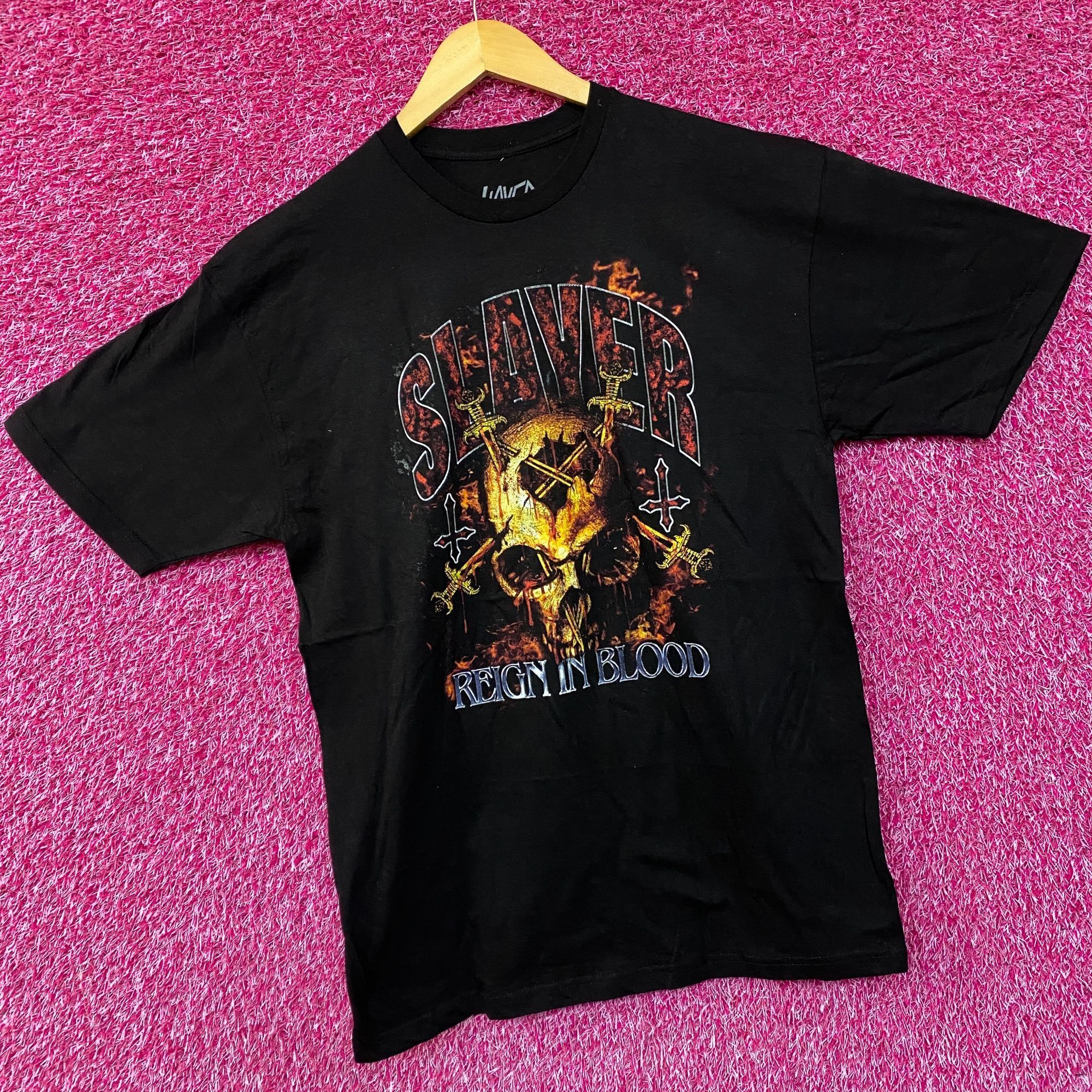 Slayer Slayer Reign in Blood Track-listing Heavy Metal Band Tee Lar Size US L / EU 52-54 / 3 - 3 Thumbnail