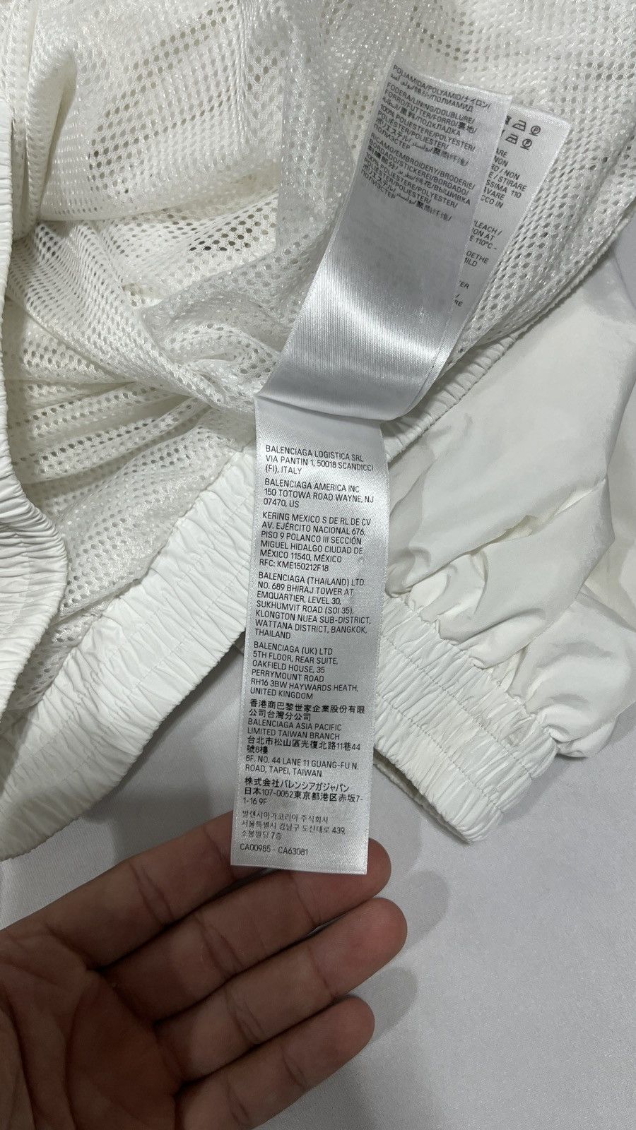 Balenciaga Balenciaga White Track Jacket Side Logo Size US L / EU 52-54 / 3 - 12 Thumbnail