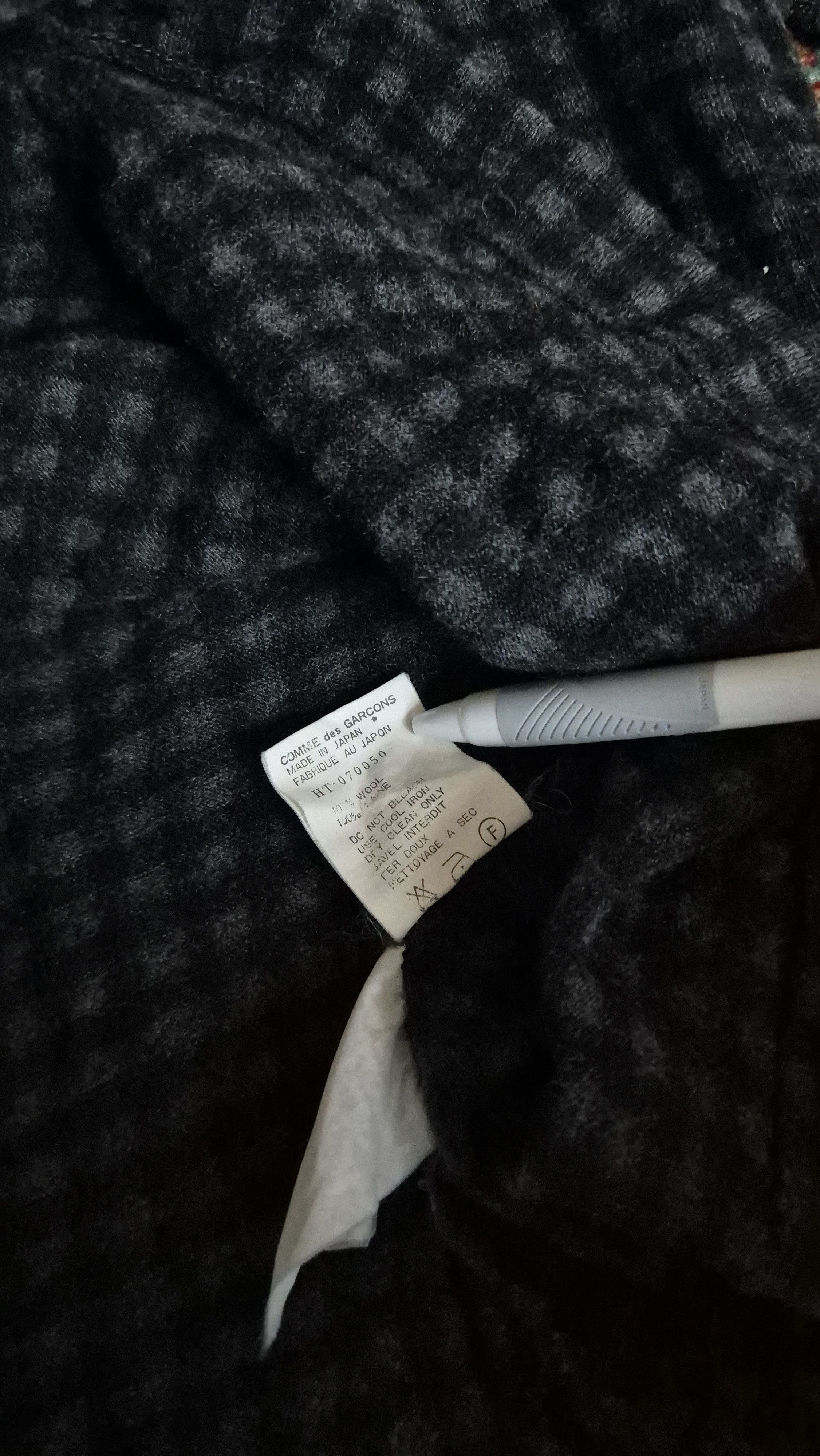 Comme des Garcons Homme Comme des garçons homme 1997 wool checkered top Size US S / EU 44-46 / 1 - 4 Thumbnail