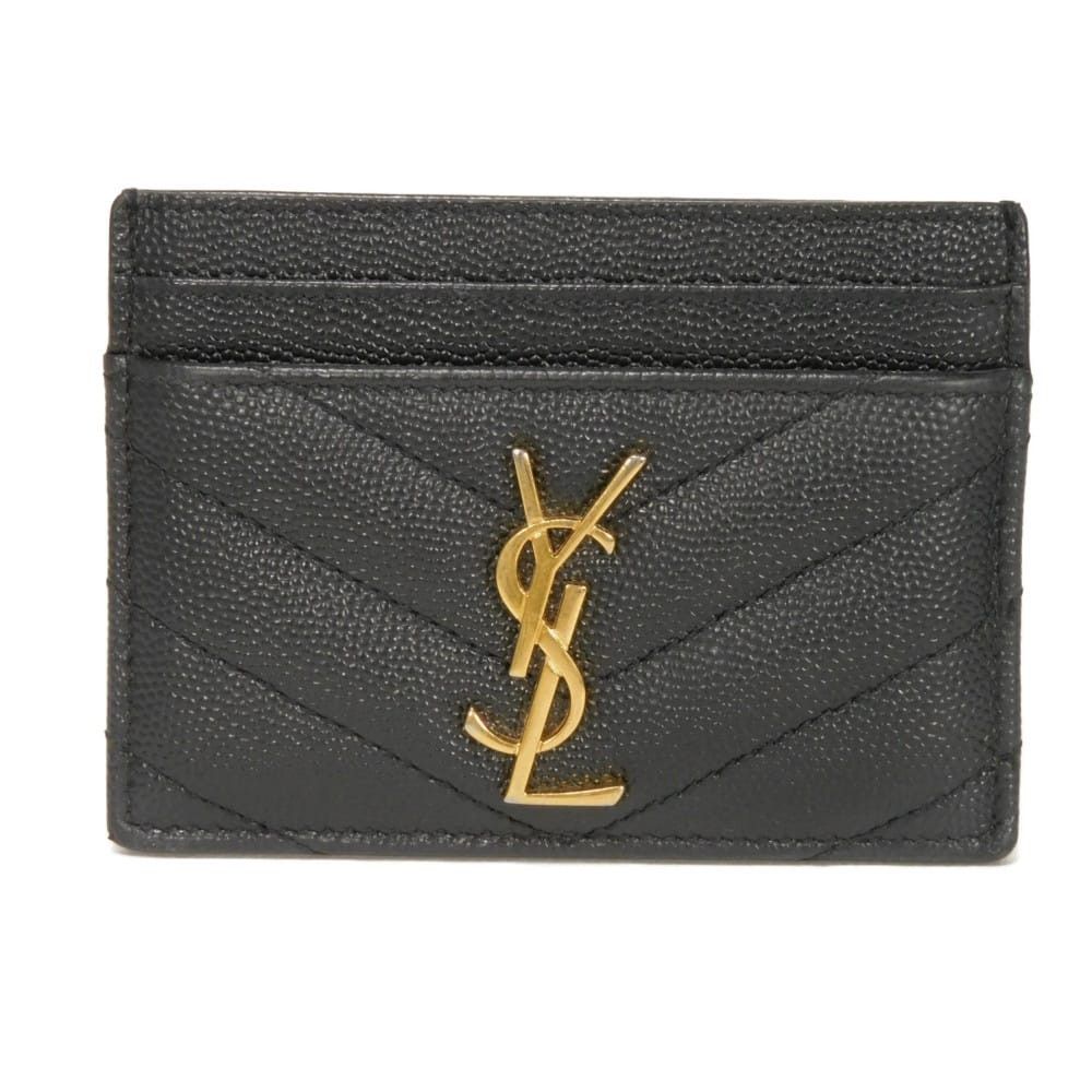 Yves Saint Laurent Saint Laurent Paris Monogram Grained Poudre Embossed Leather Card Case Leather Card Case 423291 BOW01 1000 DUTY FREE for USA