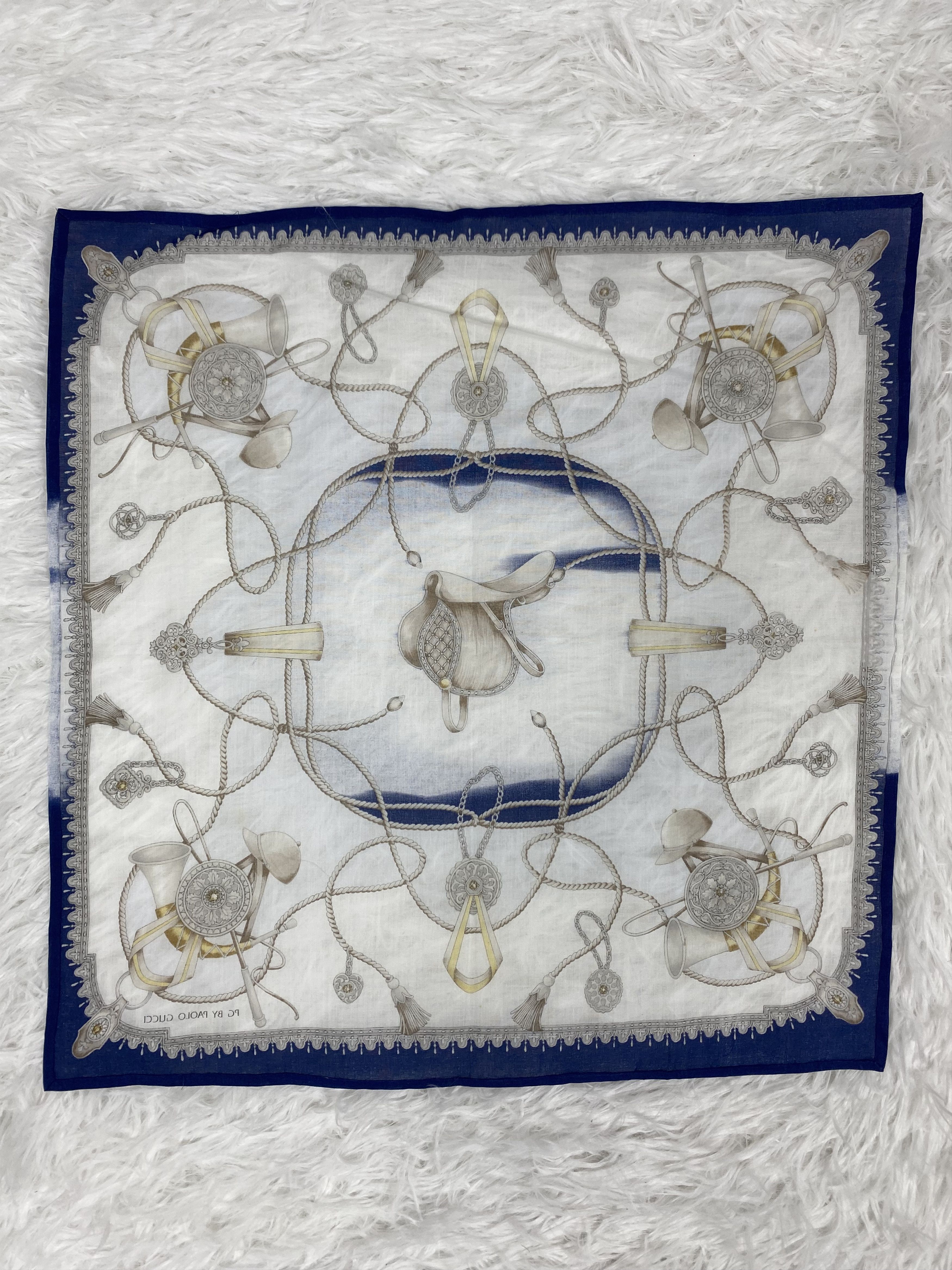 Paolo Gucci Vintage Paolo Gucci Handkerchief PH0085 Size ONE SIZE - 4 Thumbnail