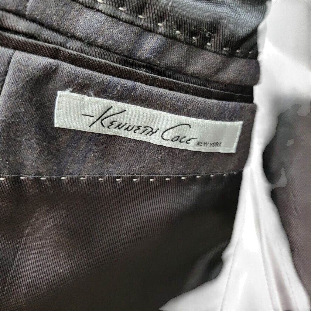Kenneth Cole Kenneth Cole New York Men 100% Wool Suit Separate Jacket 42R Size 42R - 10 Thumbnail
