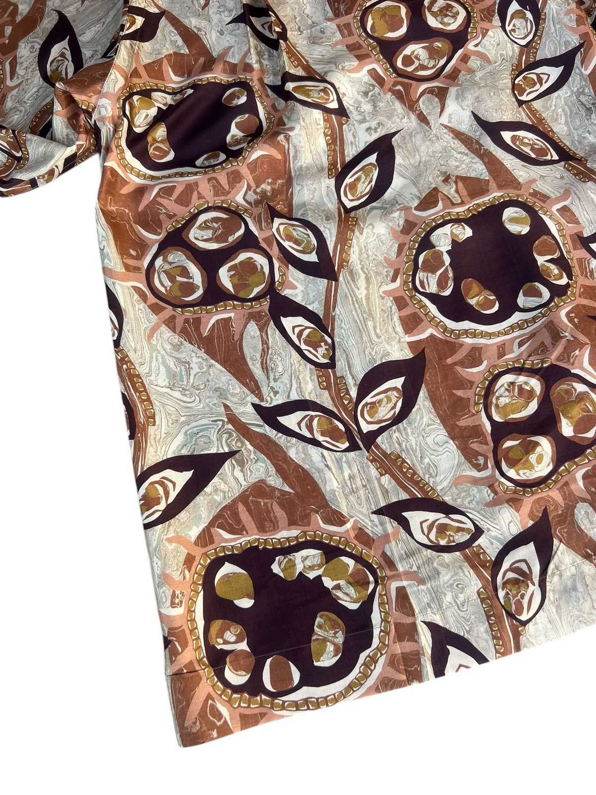 Japanese Brand Vintage 90s Monsieur Nicole Abstract Art 100% Silk Shirt Size US M / EU 48-50 / 2 - 19 Thumbnail