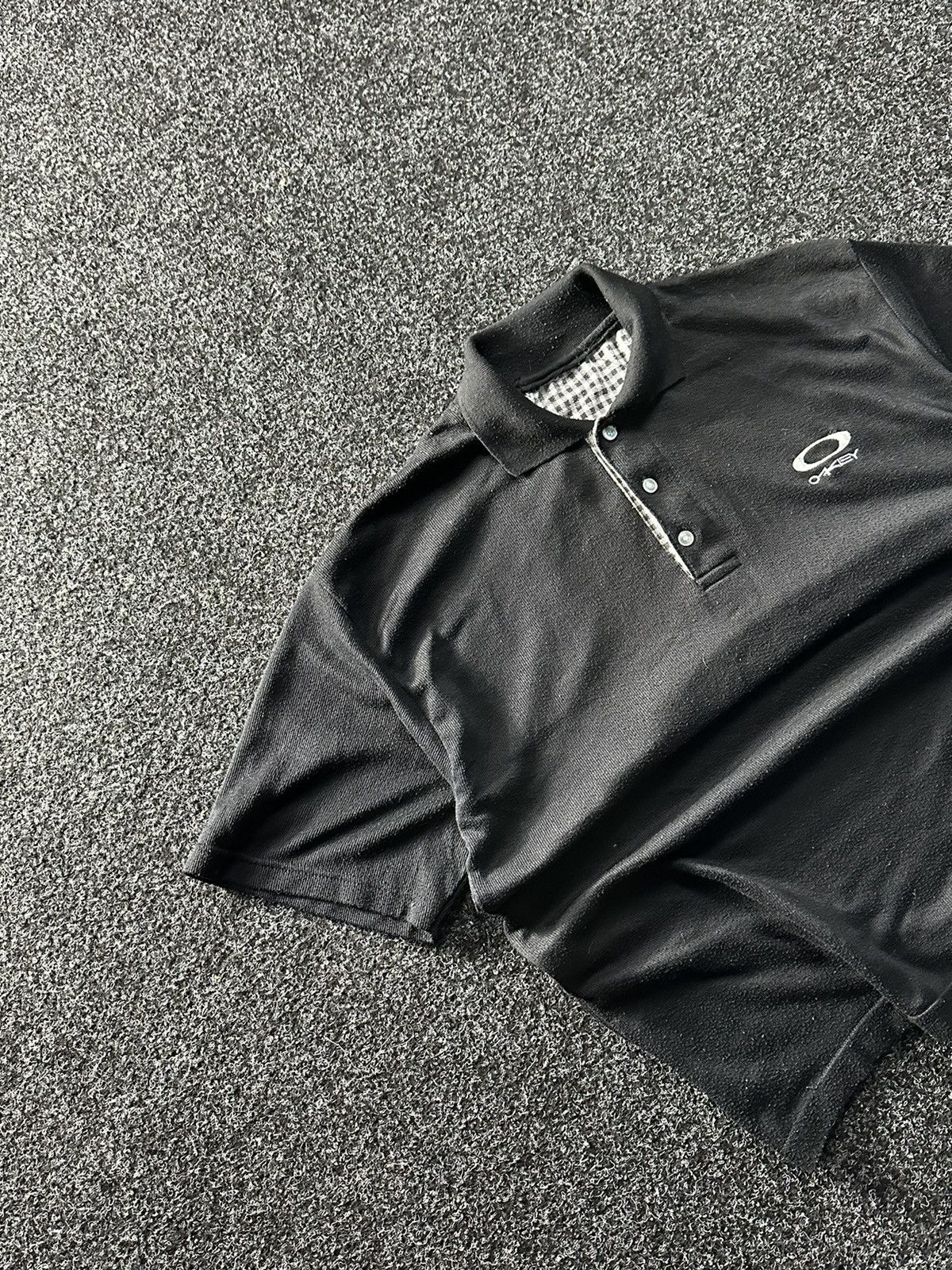 Oakley × Vintage 🚨 VINTAGE OAKLEY LOGO POLO TENNIS BLUE RARE 00s GORPCORE Size US L / EU 52-54 / 3 - 2 Thumbnail