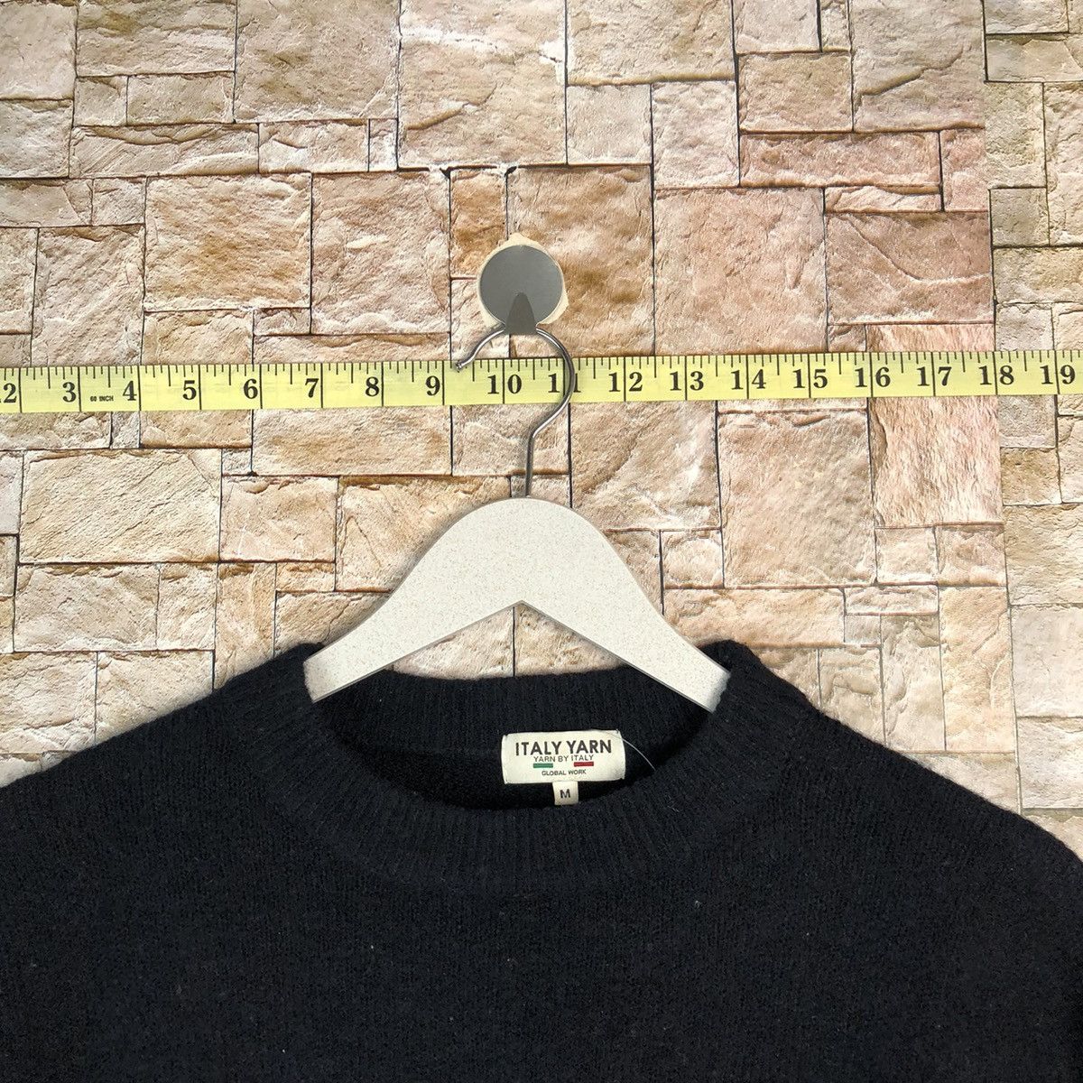 Vintage Italy Yarn plain Knitwear sweatshirt #A1115 Size M / US 6-8 / IT 42-44 - 4 Thumbnail