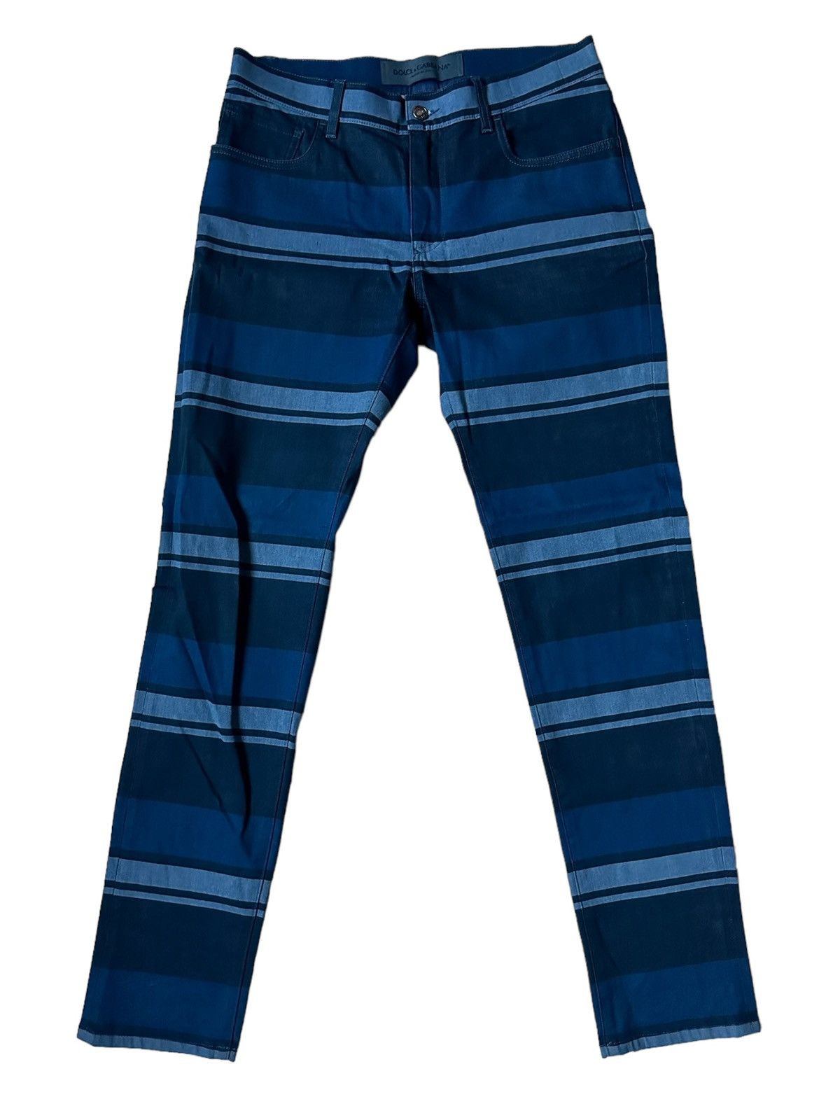 Dolce & Gabbana Dolce & Gabbana Denim stripes Size US 32 / EU 48 - 1 Thumbnail