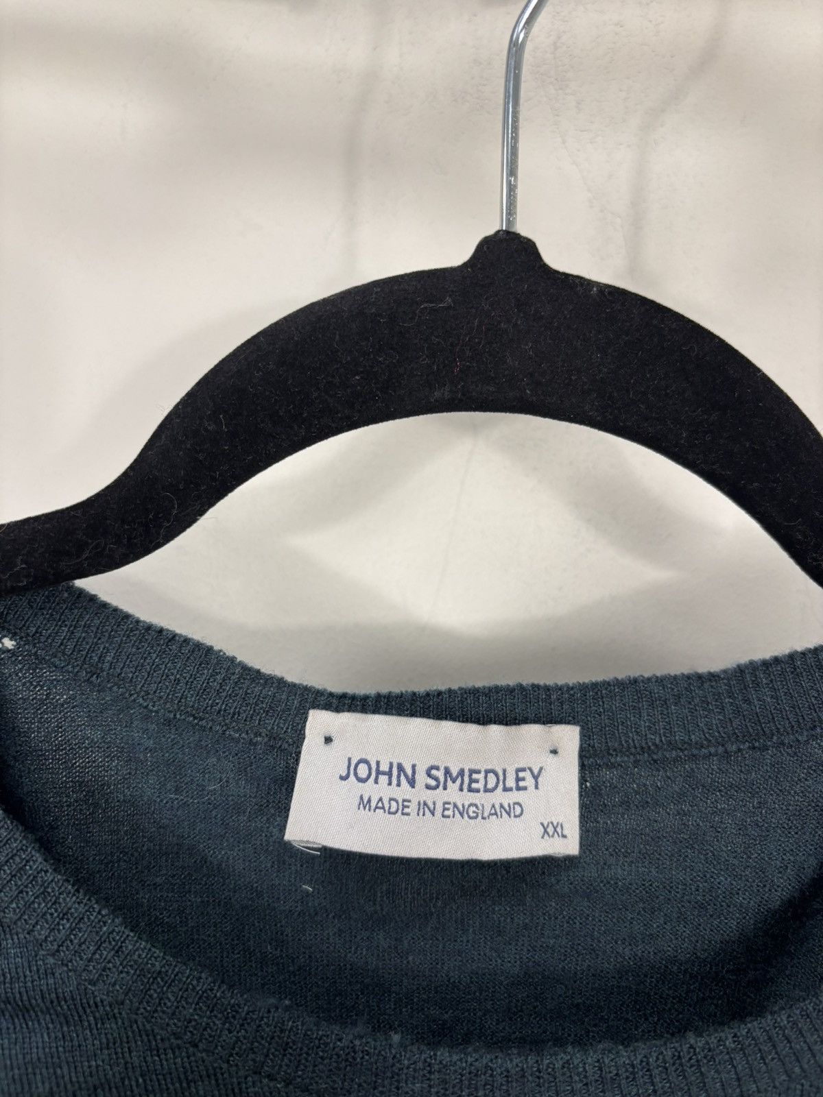 John Smedley John Smedley Men’s Dark Green Classic Wool Sweater Jumper Size US XXL / EU 58 / 5 - 4 Thumbnail