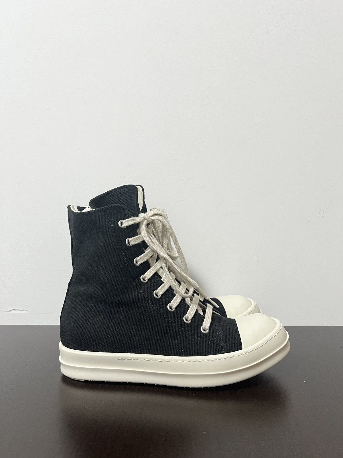 Rick Owens Drkshdw Rick owens ramones high top sneakers sz 36 Size US 6 / IT 36 - 4 Thumbnail