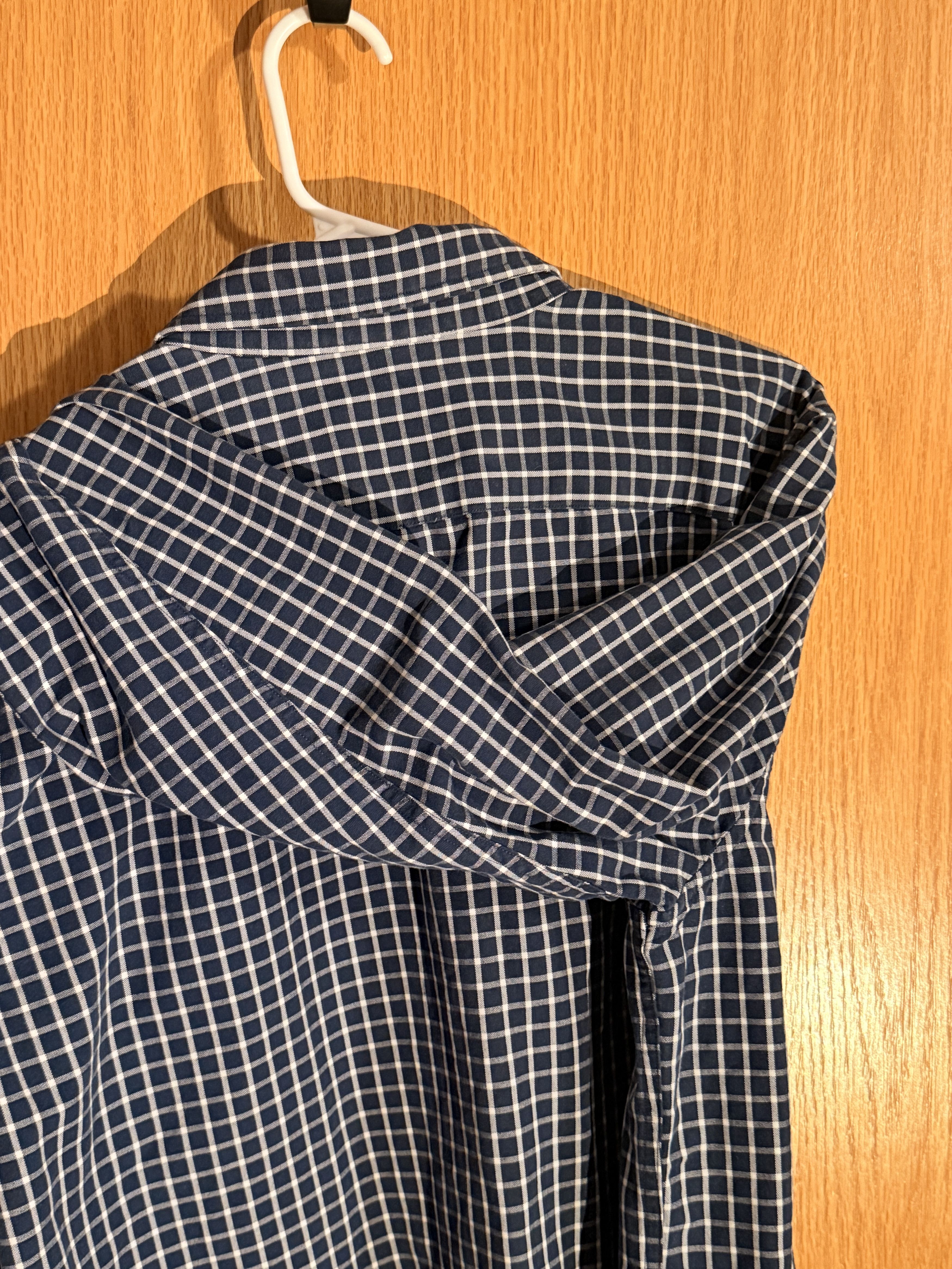 Abercrombie & Fitch Abercrombie & Fitch Blue White Plaid Button Down Size US XL / EU 56 / 4 - 6 Thumbnail