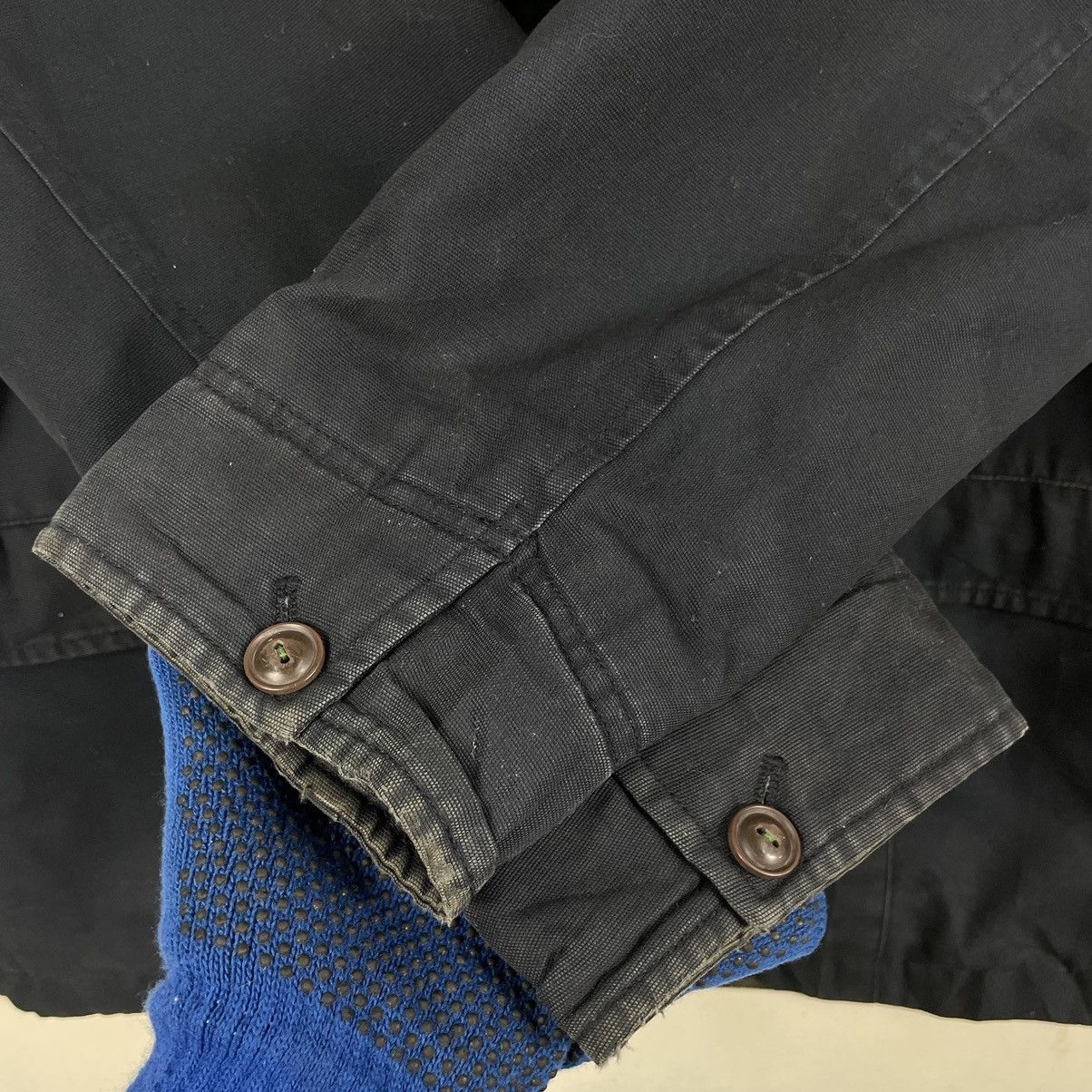 Indigo × Japanese Brand 💥WESTWIN WORKER CHORE INDIGO VINTAGE JACKET Size US XL / EU 56 / 4 - 10 Thumbnail