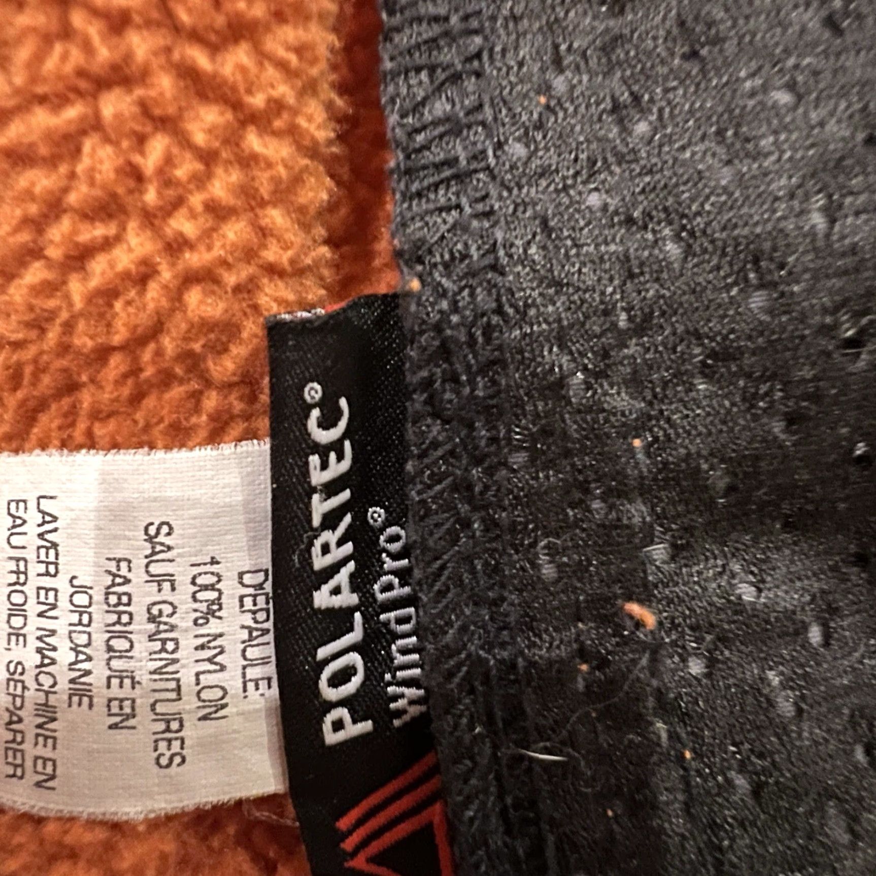 Vintage L.L. Bean Polartec Wind Pro Fleece Jacket Full Zip Orange Size XL Size XL / US 12-14 / IT 48-50 - 5 Thumbnail