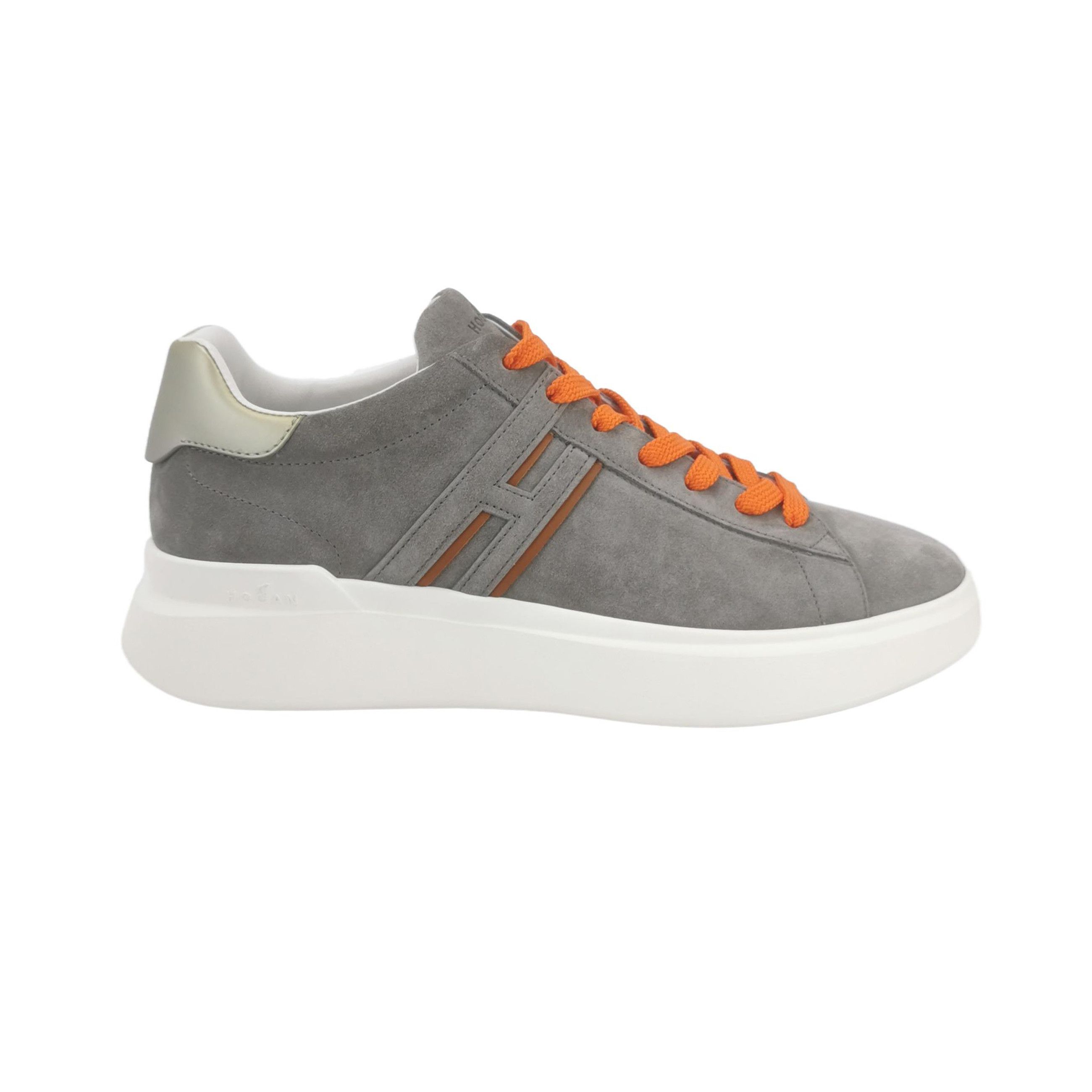 Hogan Hogan Gray Suede Low-Top Sneakers Size 44 Size US 11 / EU 44 - 1 Thumbnail