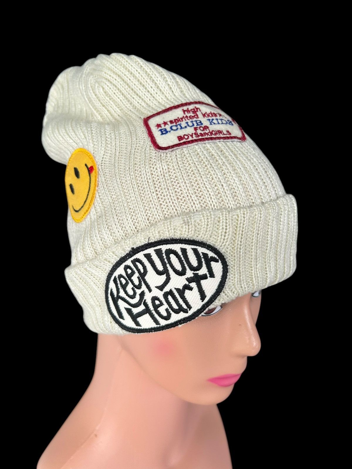 Japanese Brand × Kapital × Vintage Smile Japanese Style Knitt Beanie Hats Size ONE SIZE - 3 Thumbnail