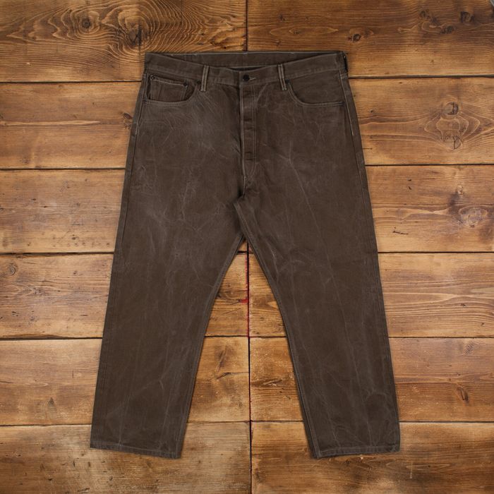 Levi's Vintage Levis 501 Jeans 40 x 28 Dark Wash Straight Green Red Tab