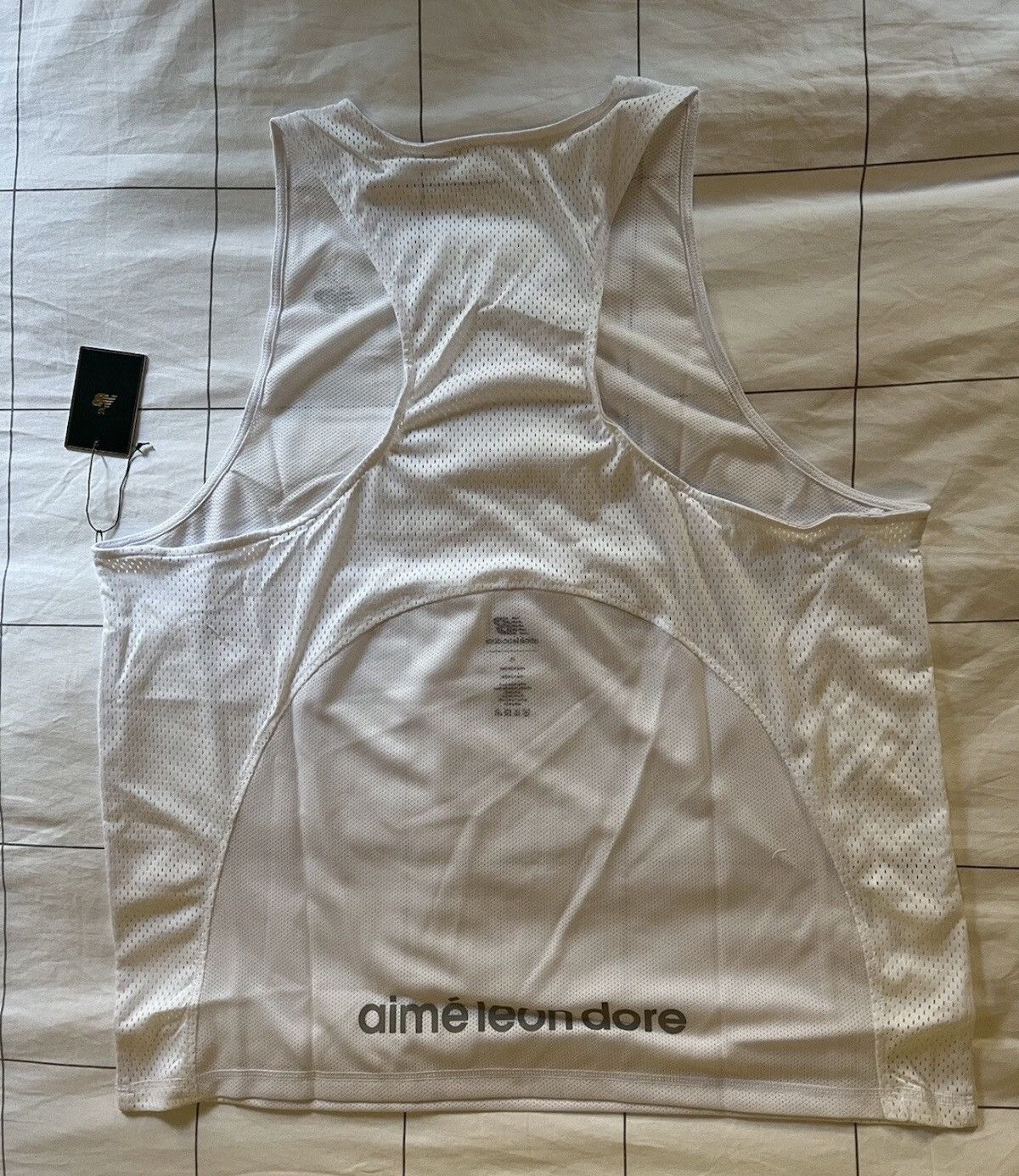 Aime Leon Dore × New Balance Aime Leon Dore ALD New Balance Racing Singlet White Tank XL Size US XL / EU 56 / 4 - 2 Thumbnail