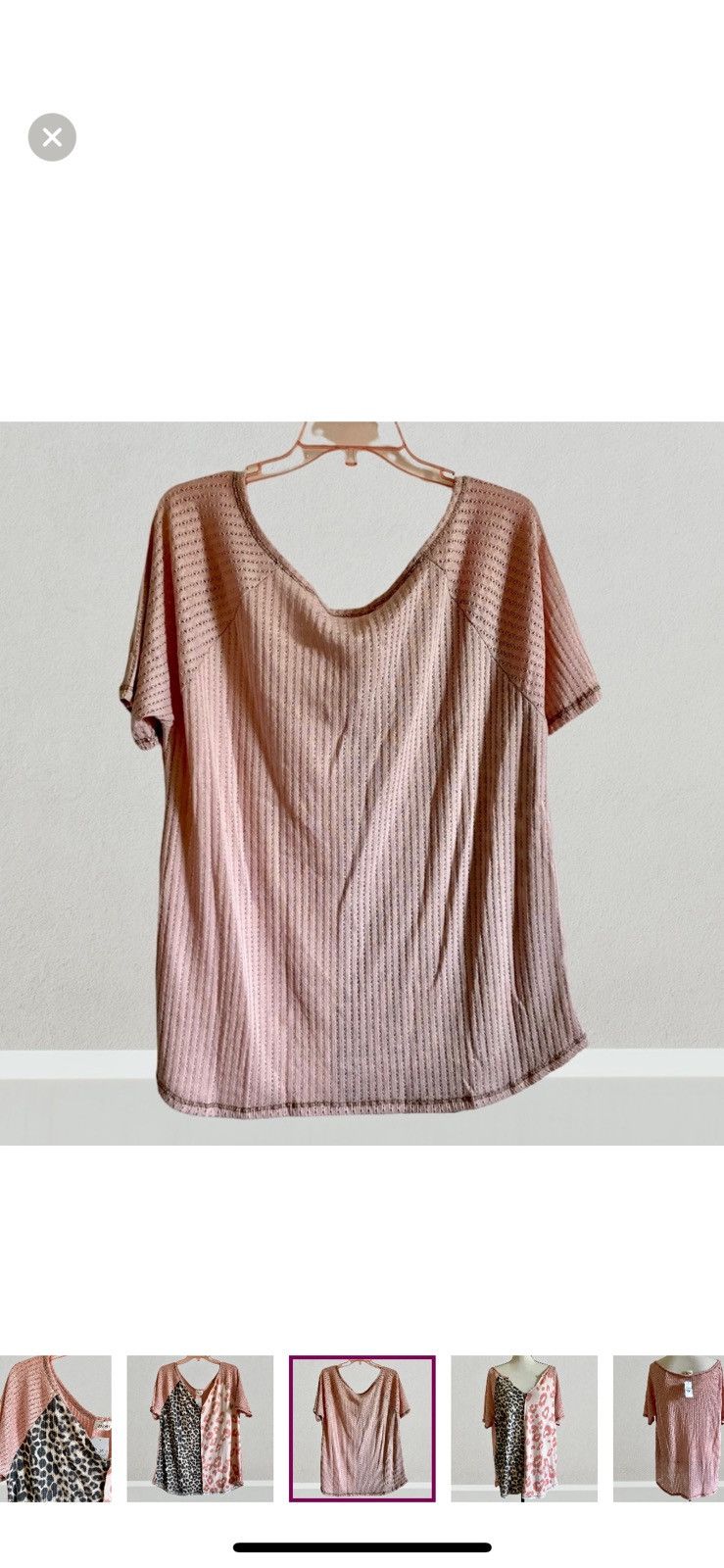 Other BIBI PINK ANIMAL PRINT BLOCK DETAIL SHORT SLEEVE TOP SHIRT Size L / US 10 / IT 46 - 6 Thumbnail
