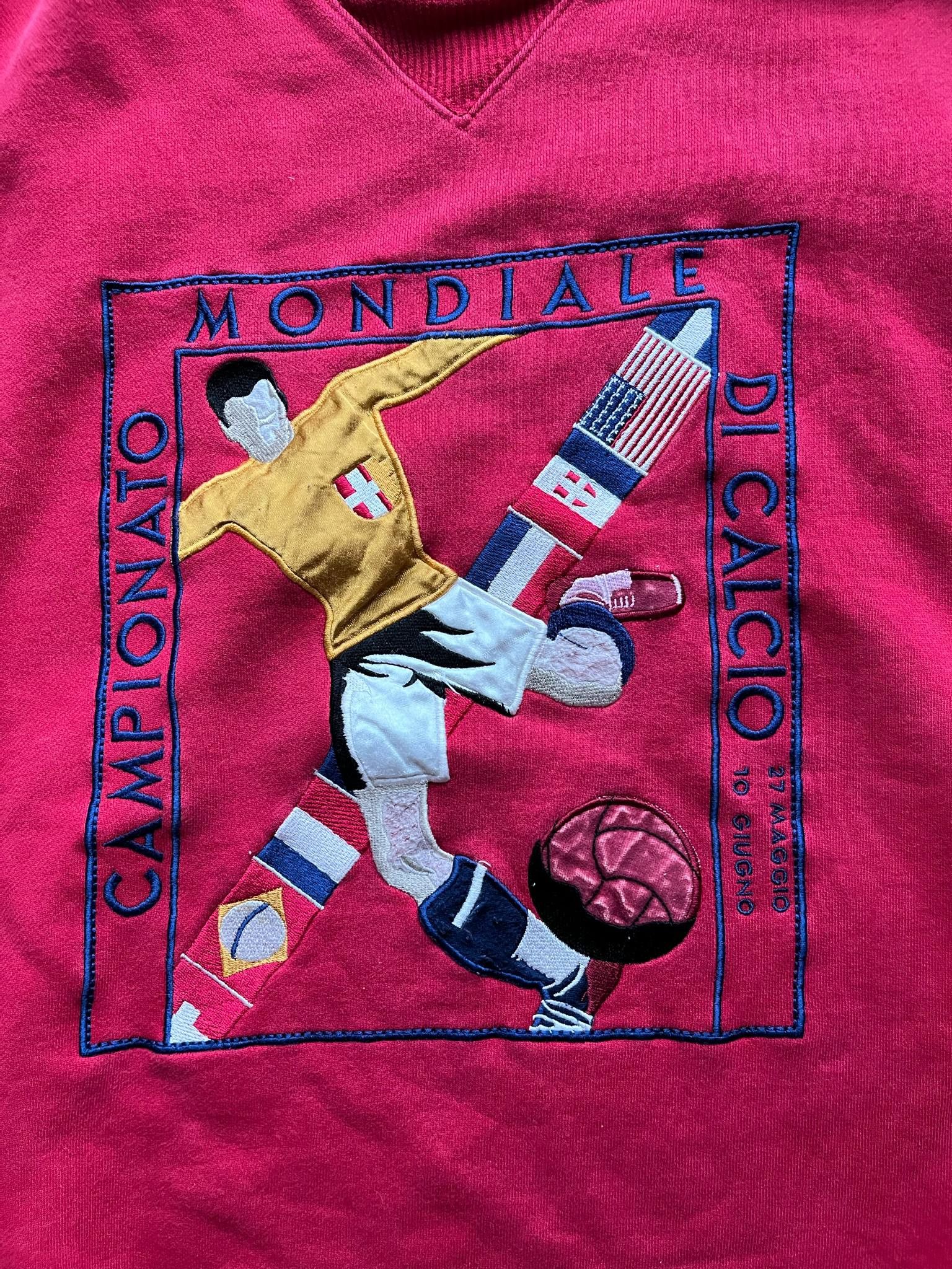 Adidas × Vintage 80's Adidas Vintage Campionato Mondiale Di Calcio Sweatshirt Size US M / EU 48-50 / 2 - 5 Thumbnail